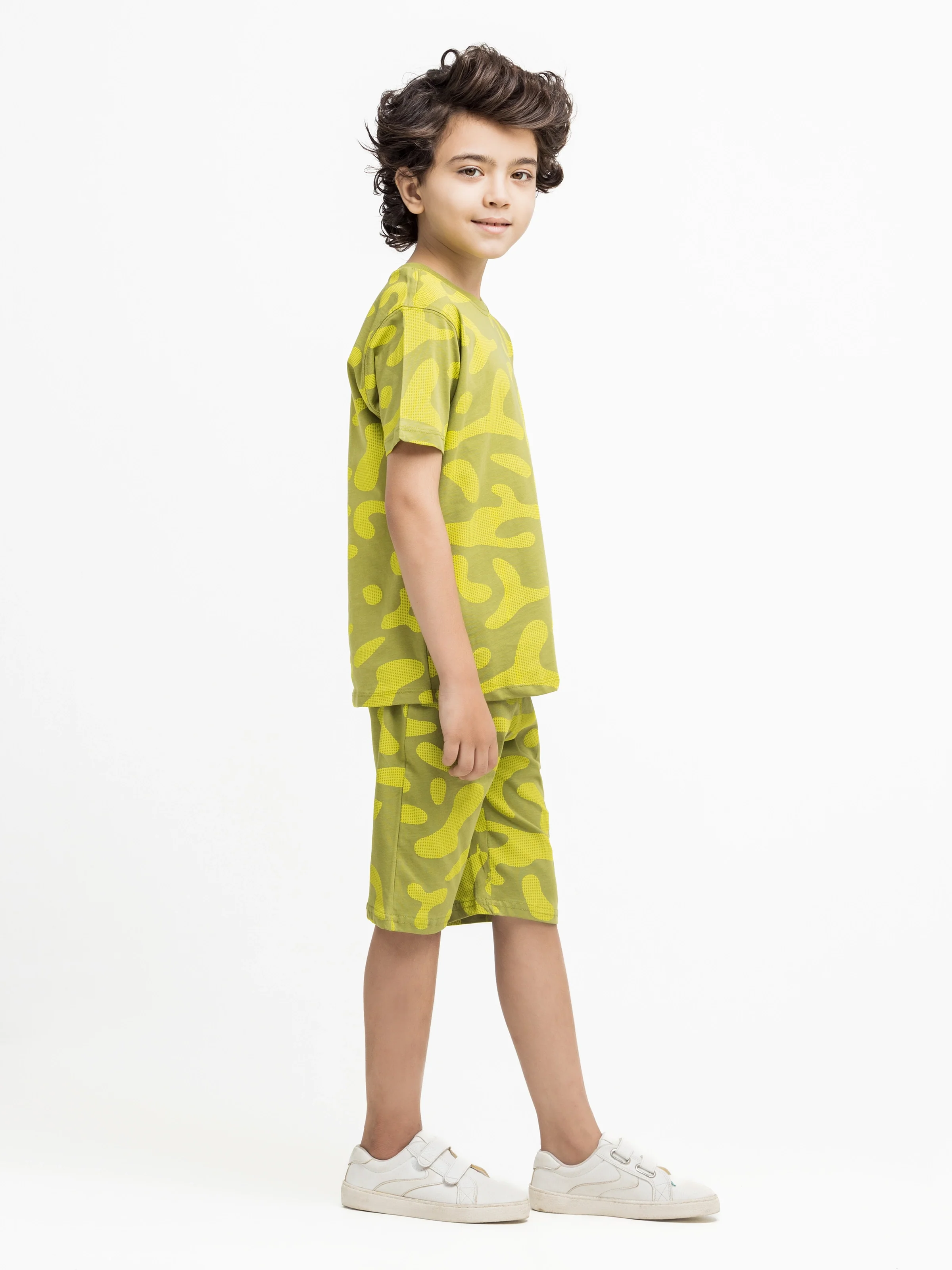 Boy's Olive Green Co-Ord Set - EBTCS5-013 - Image 4