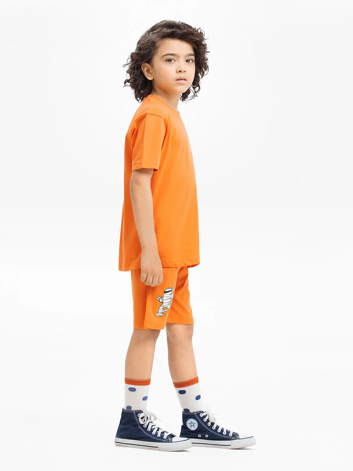 Boy's Orange Co Ord Set - EBTCS24-013 - Image 3
