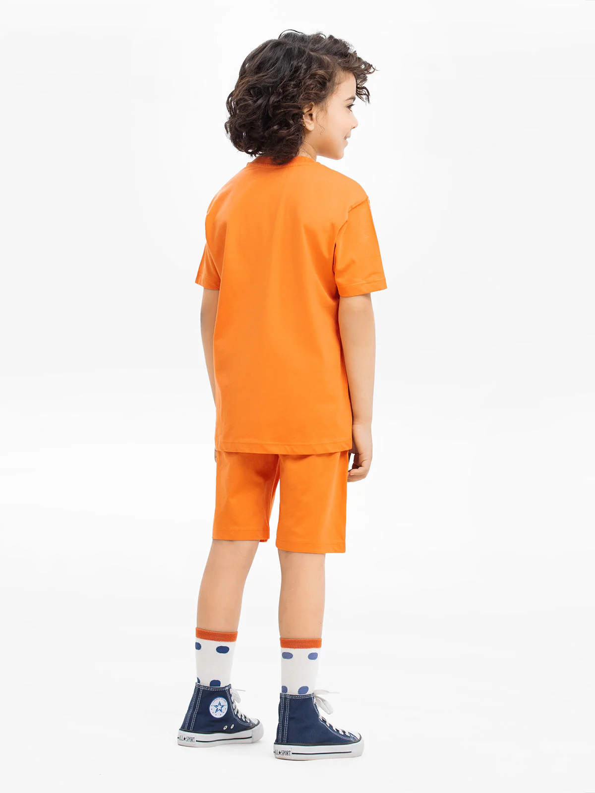 Boy's Orange Co Ord Set - EBTCS24-013 - Image 5