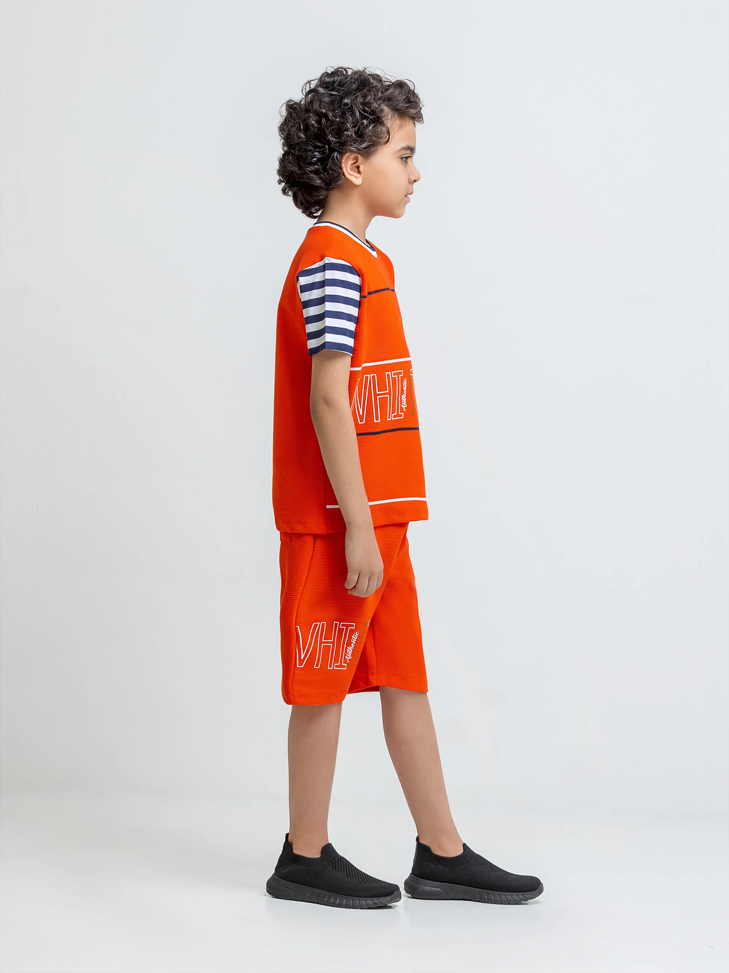 Boy's Orange Co Ord Set - EBTCS6-015 - Image 4