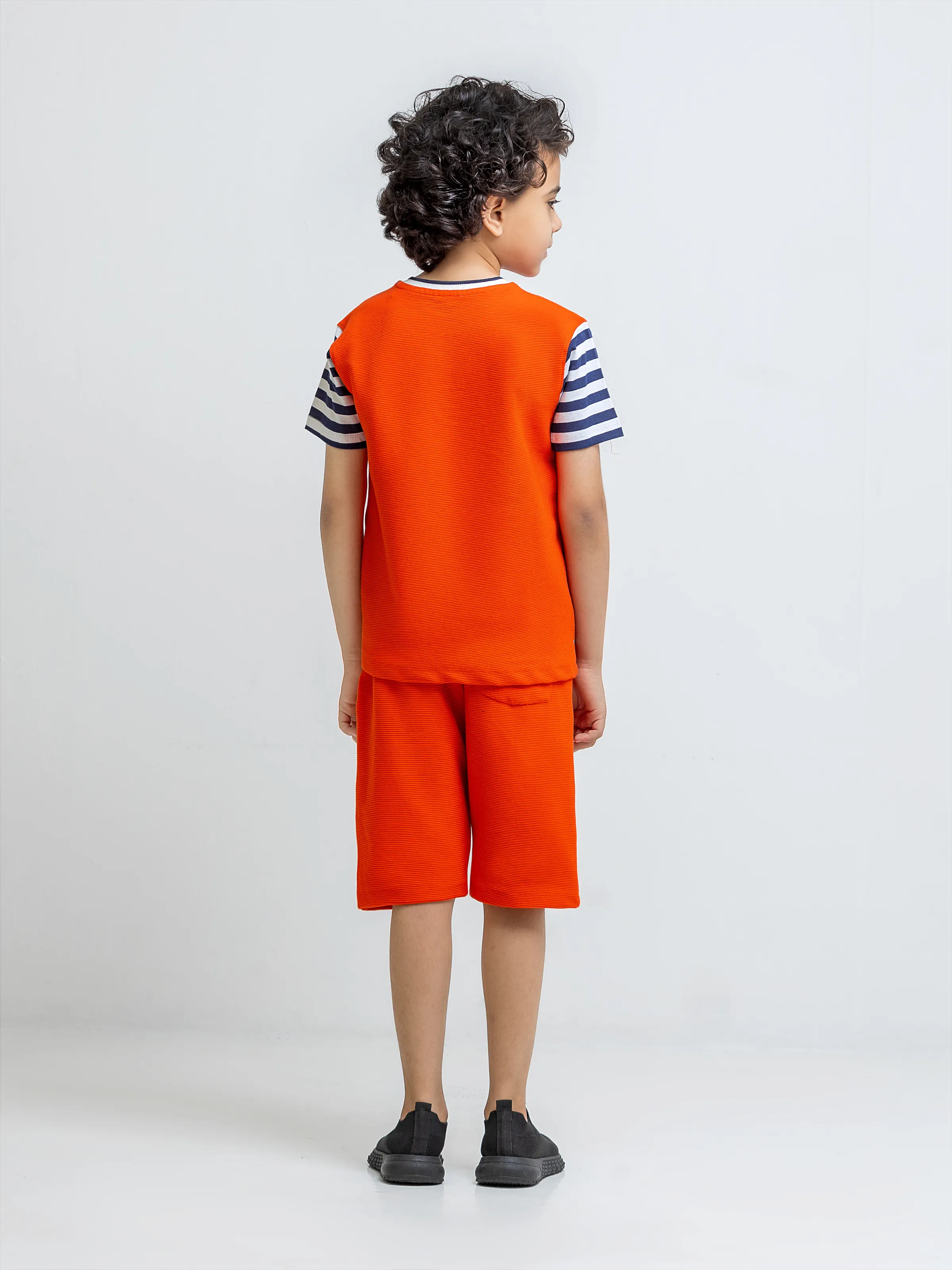 Boy's Orange Co Ord Set - EBTCS6-015 - Image 5