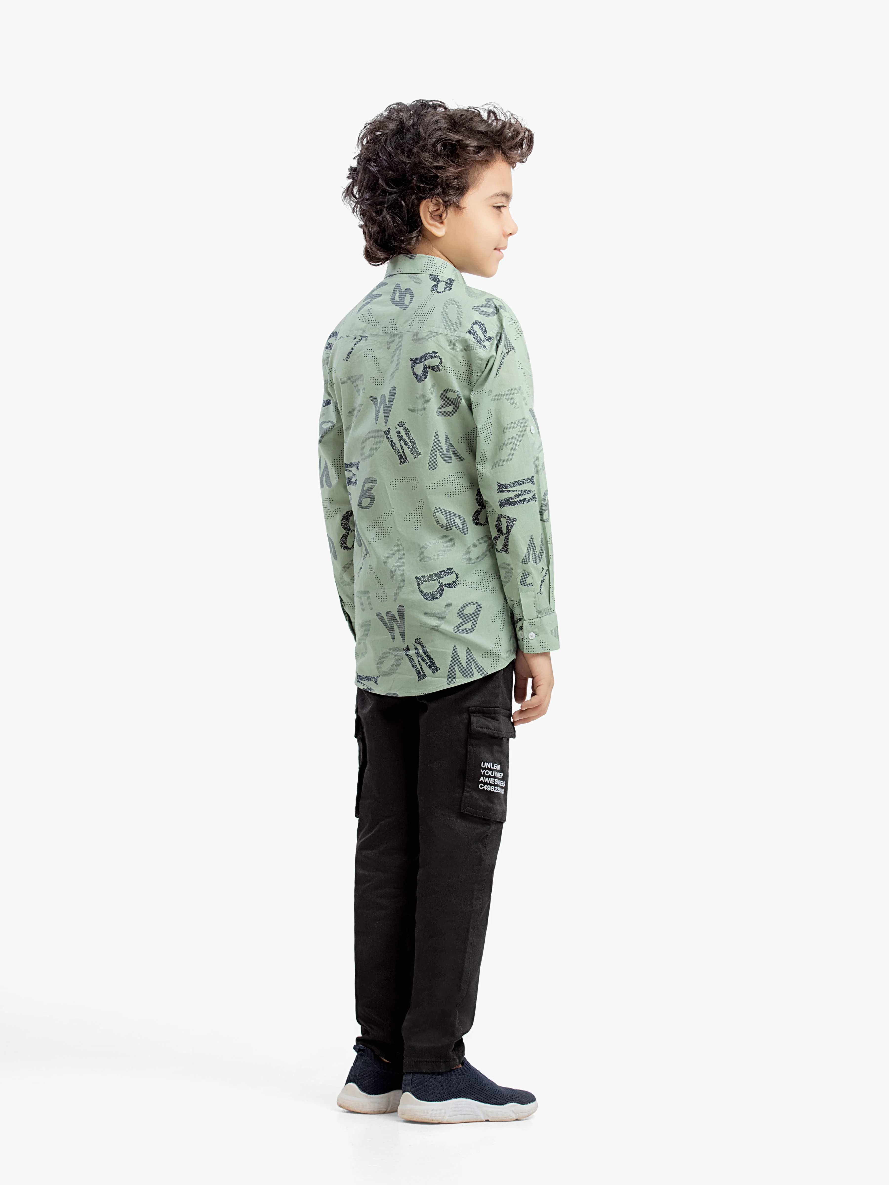 Boy's Pale Green Shirt - EBTSF5-27663 - Image 4