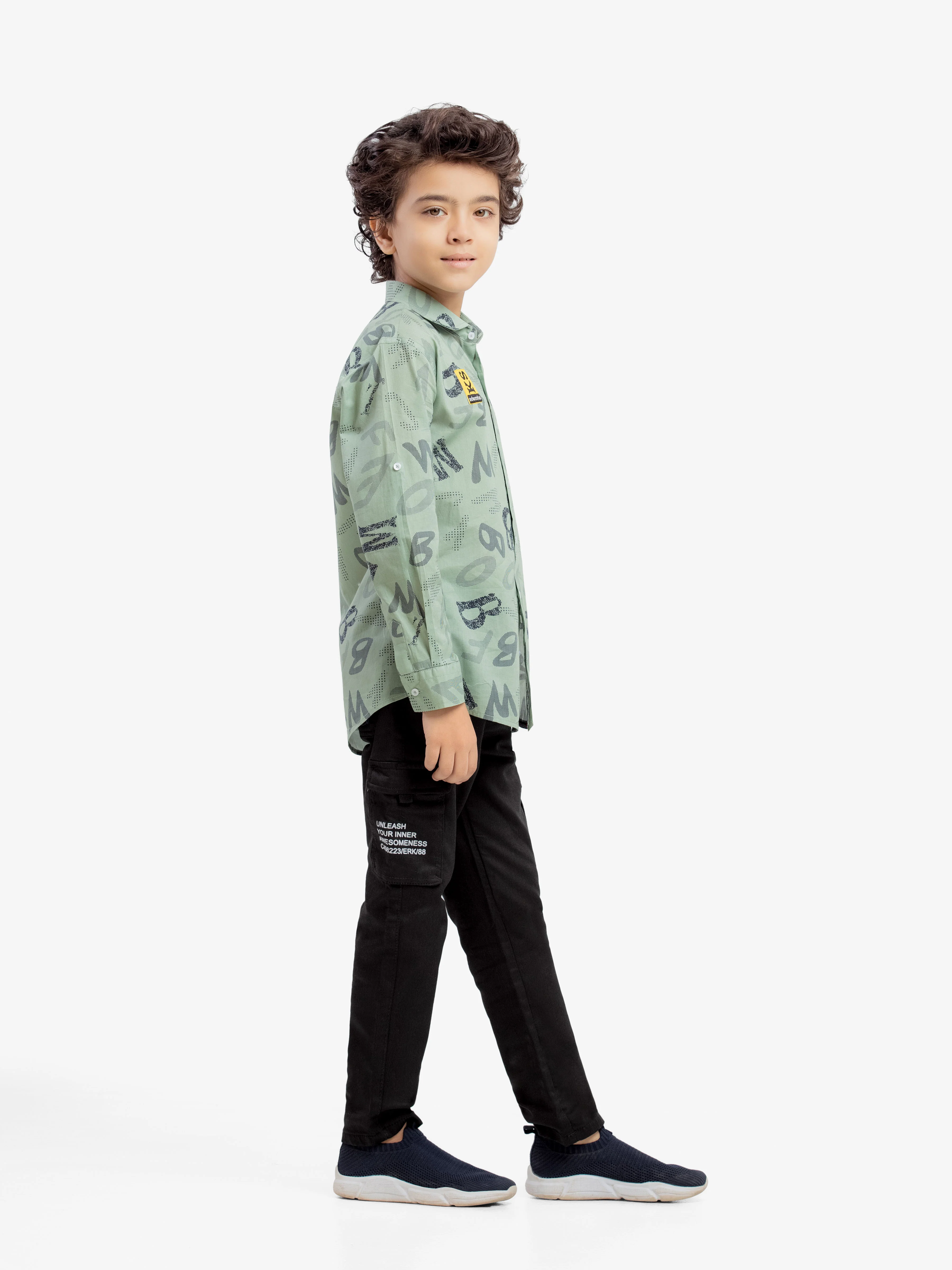 Boy's Pale Green Shirt - EBTSF5-27663 - Image 5