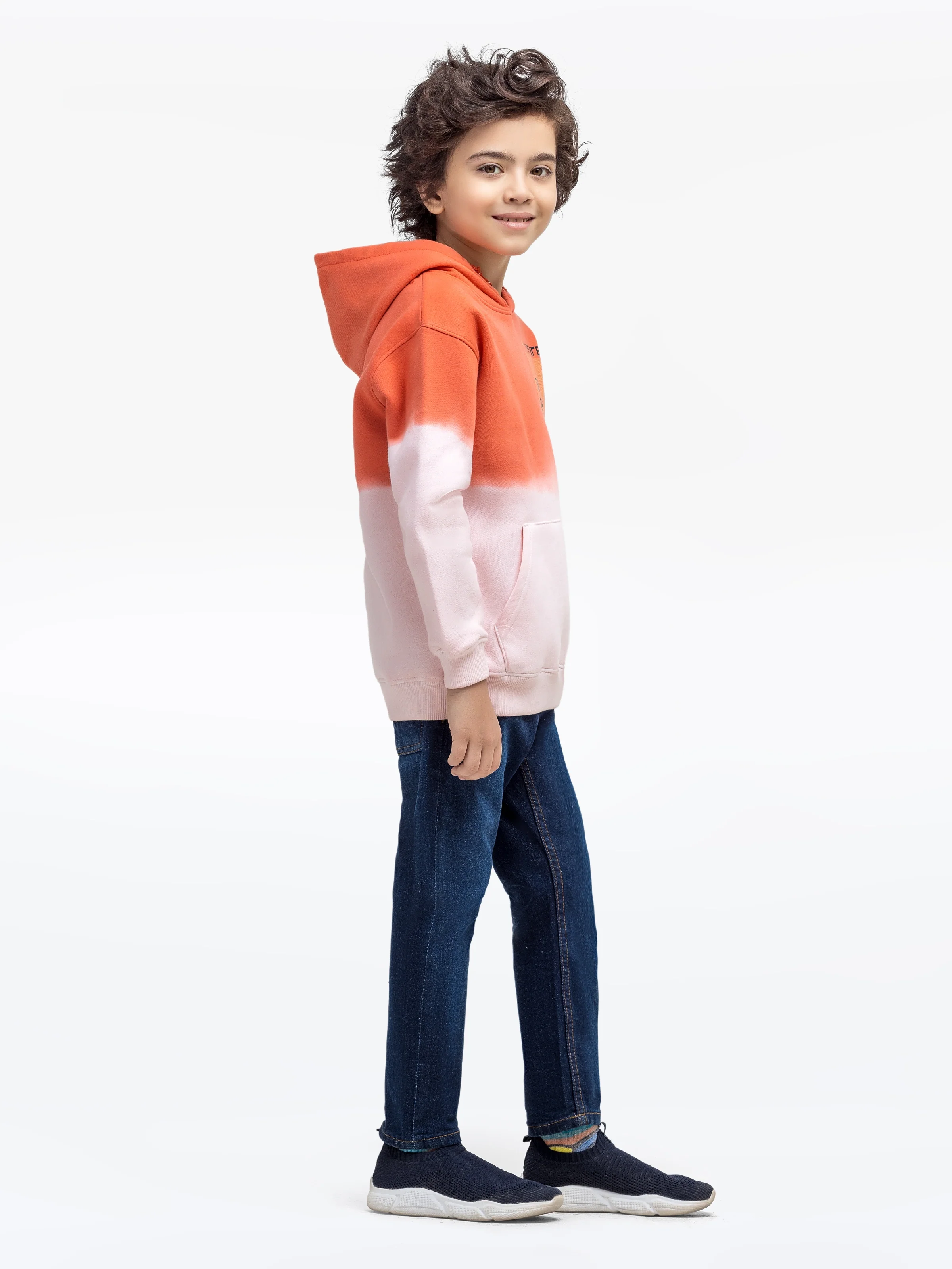 Boy's Peach Hoodie - EBTH24-027 - Image 4
