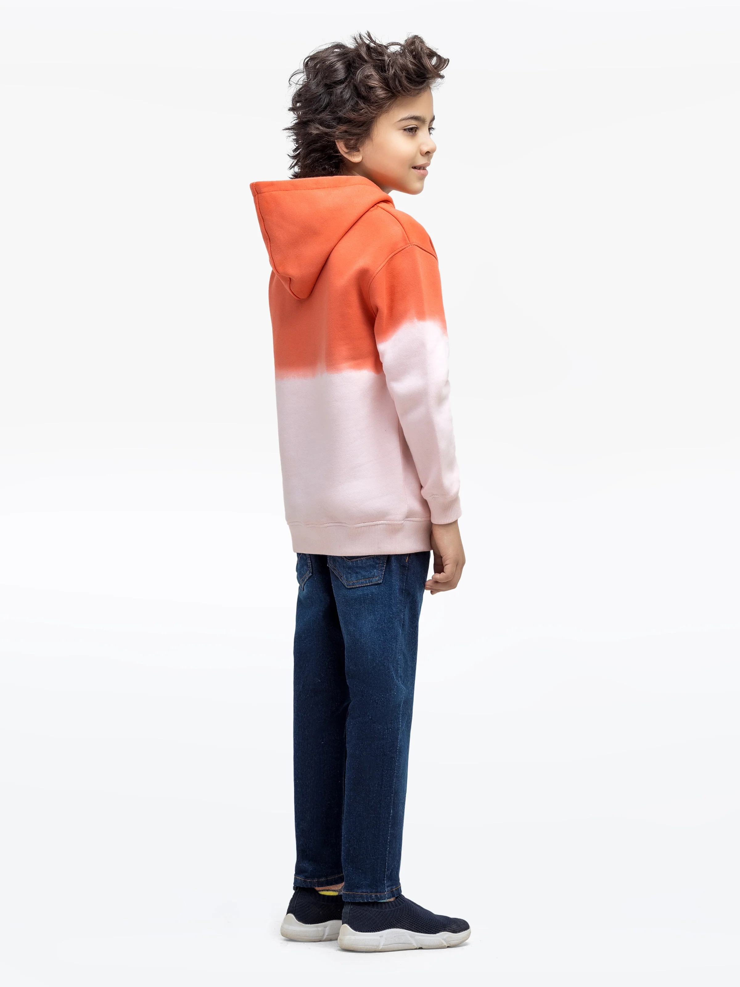 Boy's Peach Hoodie - EBTH24-027 - Image 5