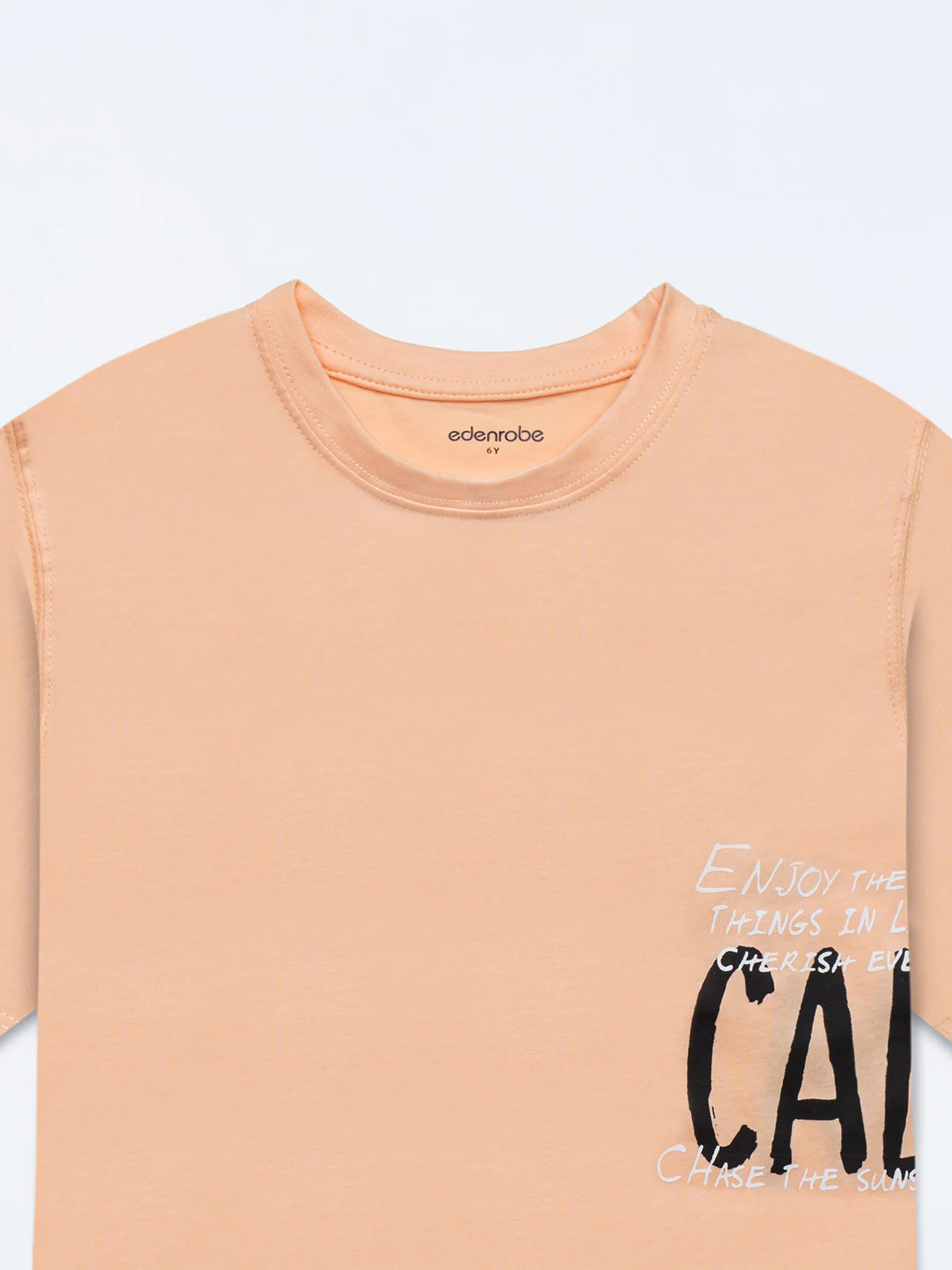 Boy's Peach T-Shirt - EBTTS24-046 - Image 2