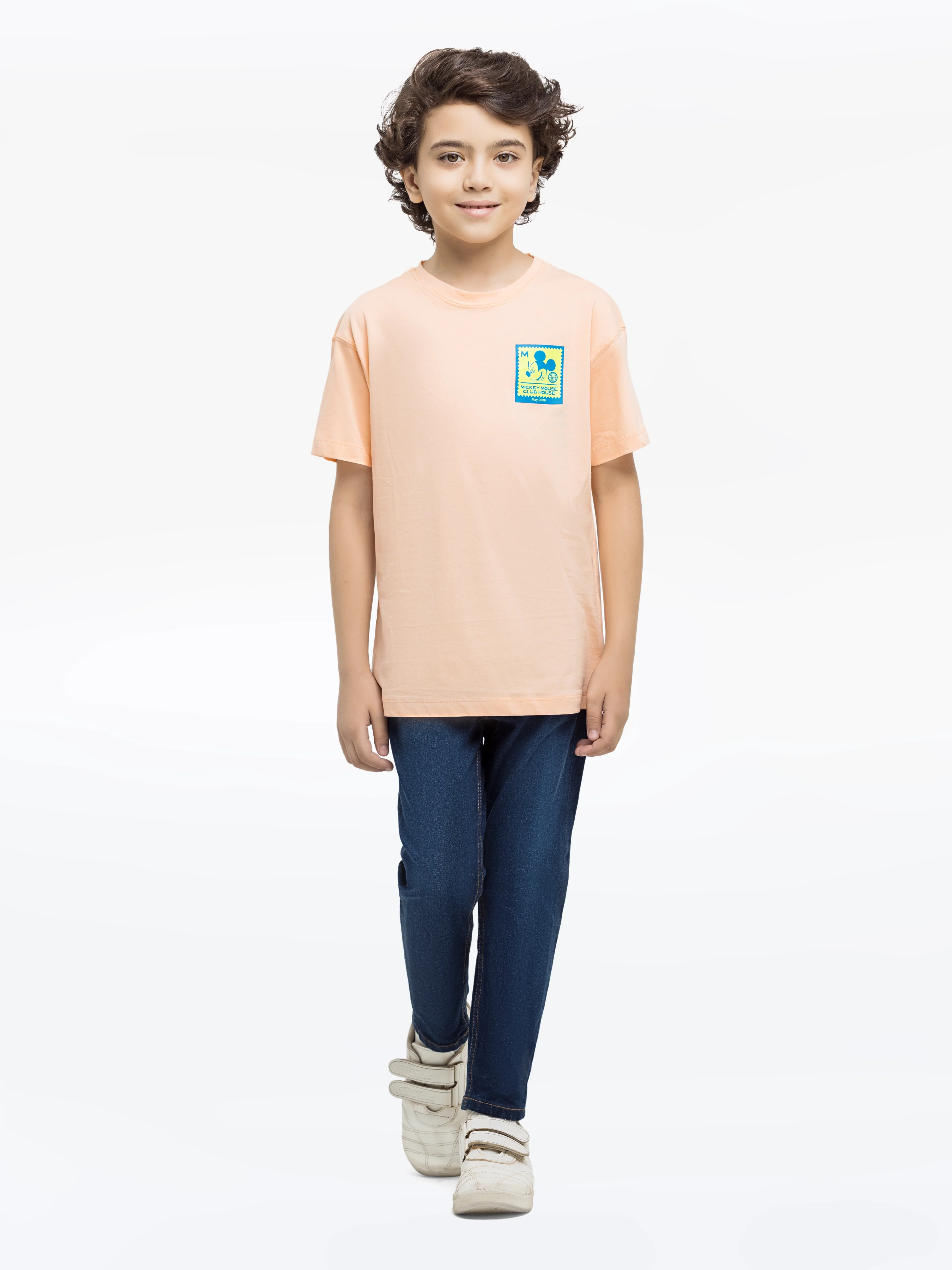 Boy's Peach T-Shirt - EBTTS24-065 - Image 2
