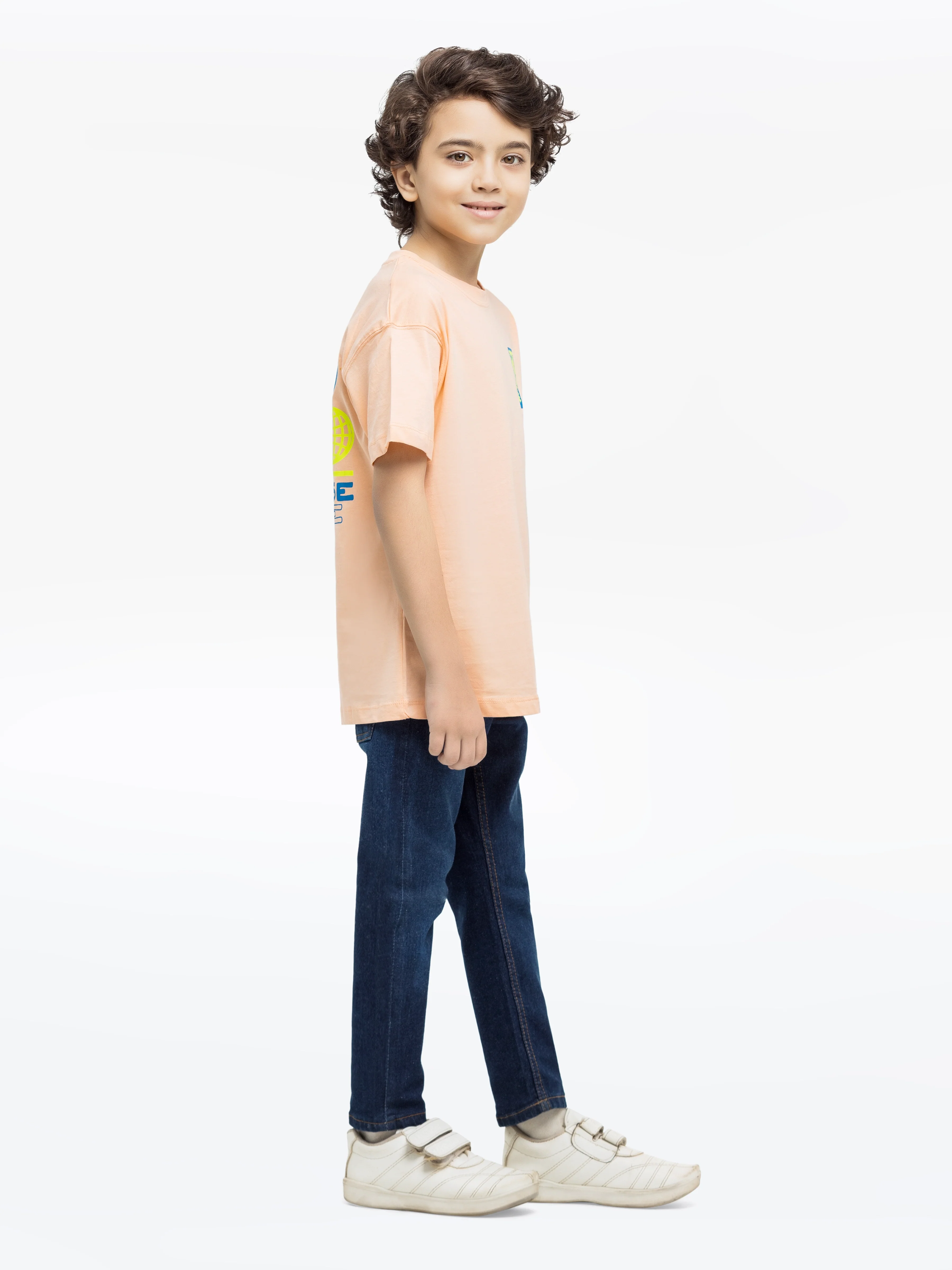 Boy's Peach T-Shirt - EBTTS24-065 - Image 5