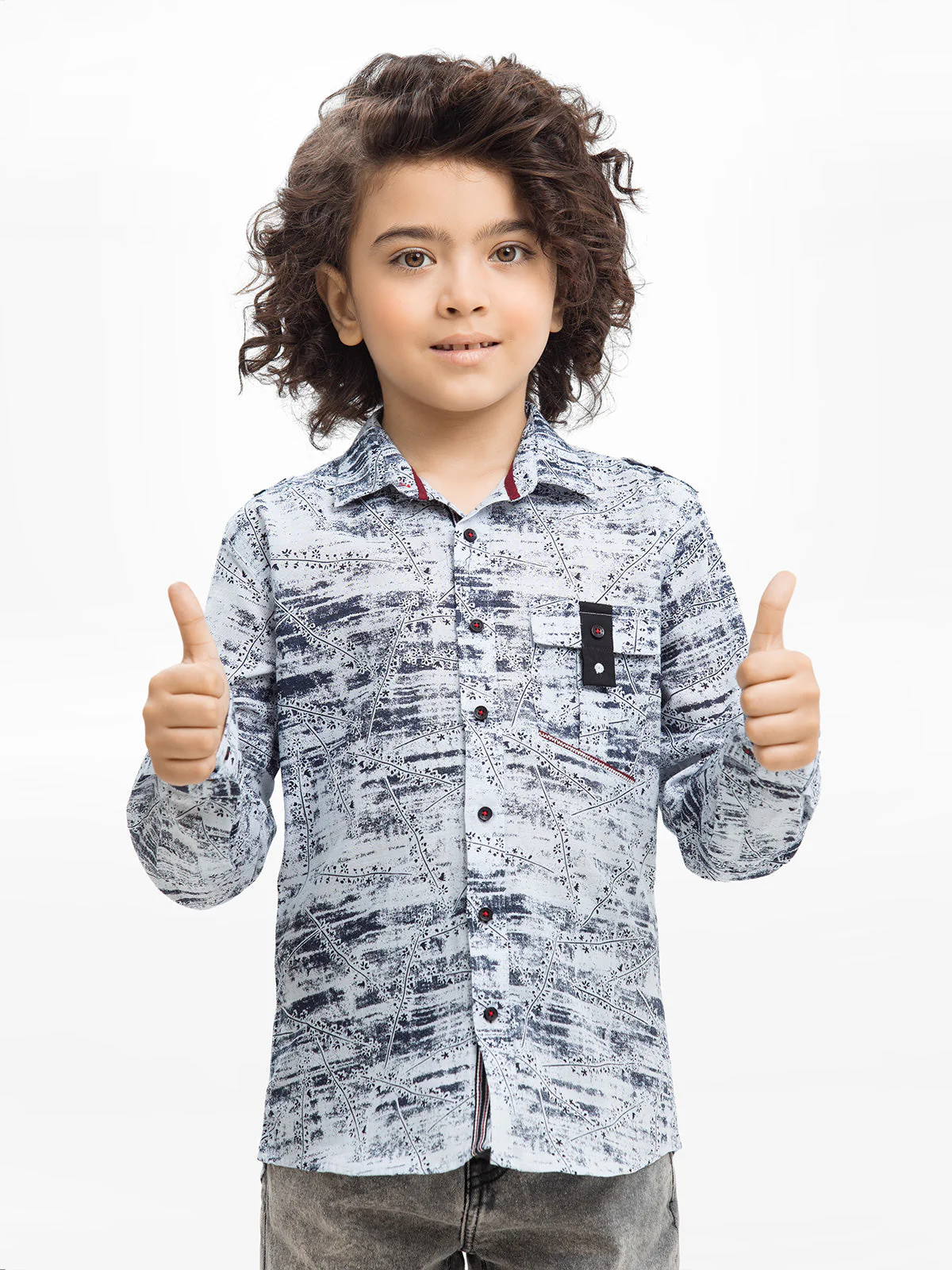 Boy's Powder Blue Shirt - EBTS23-27527 - Image 2