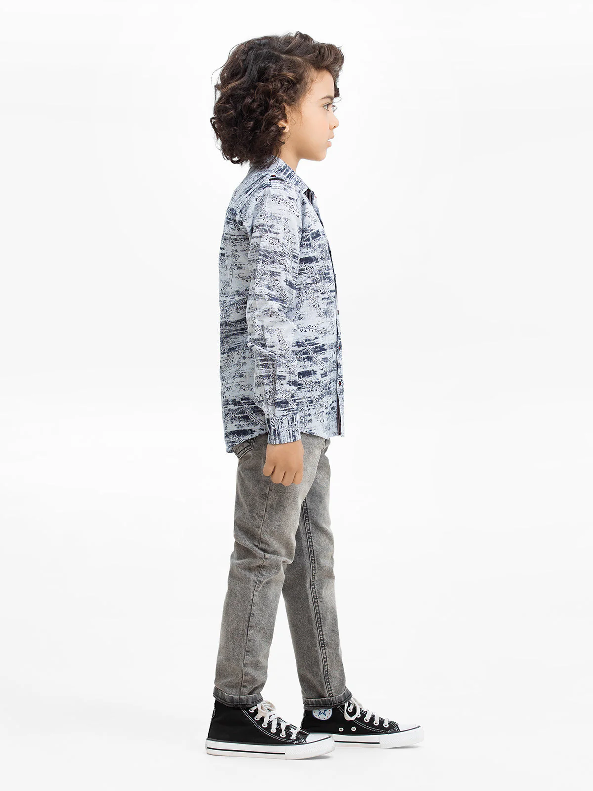 Boy's Powder Blue Shirt - EBTS23-27527 - Image 3