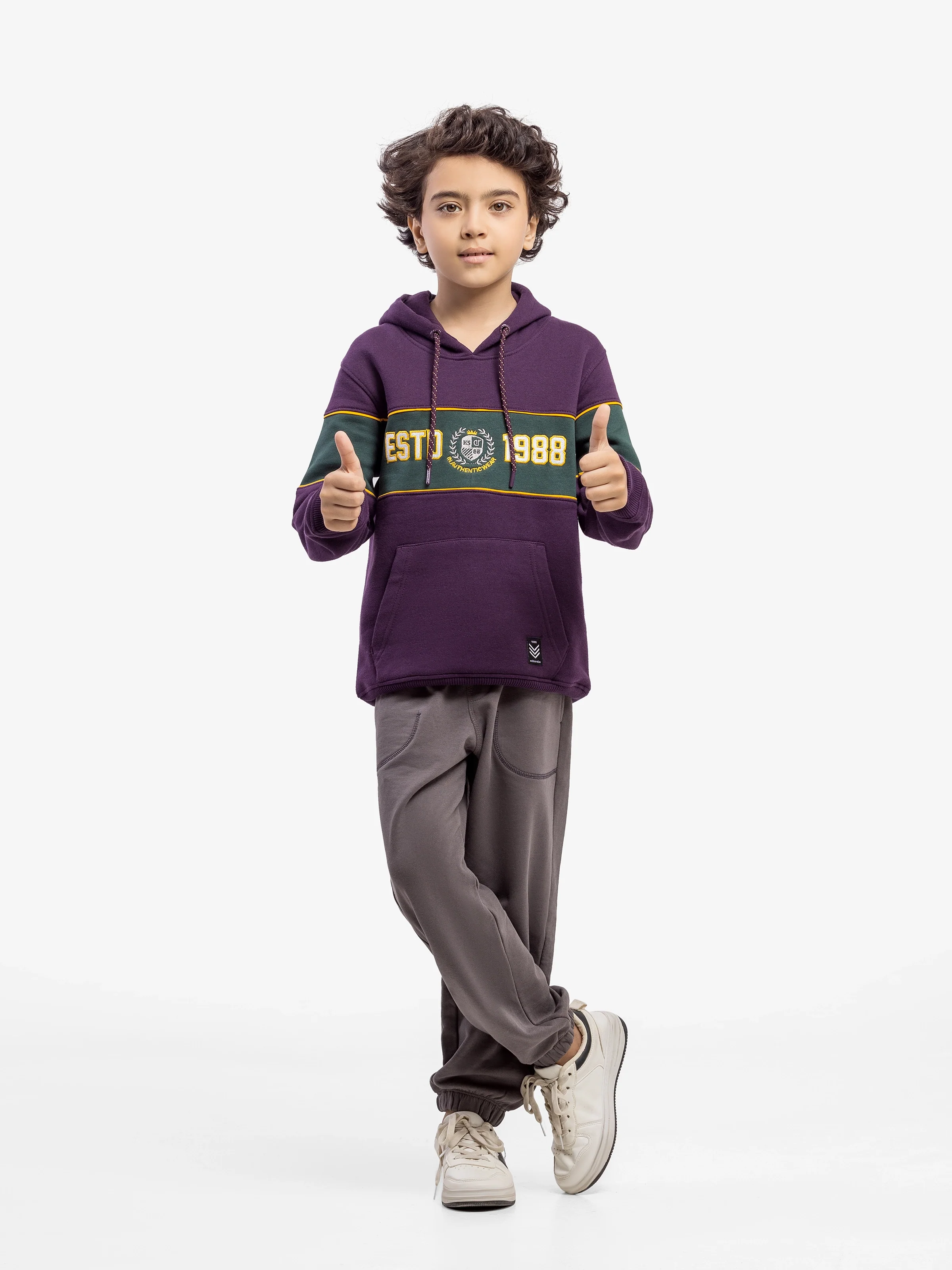 Boy's Purple Hoodie - EBTH5-012 - Image 3