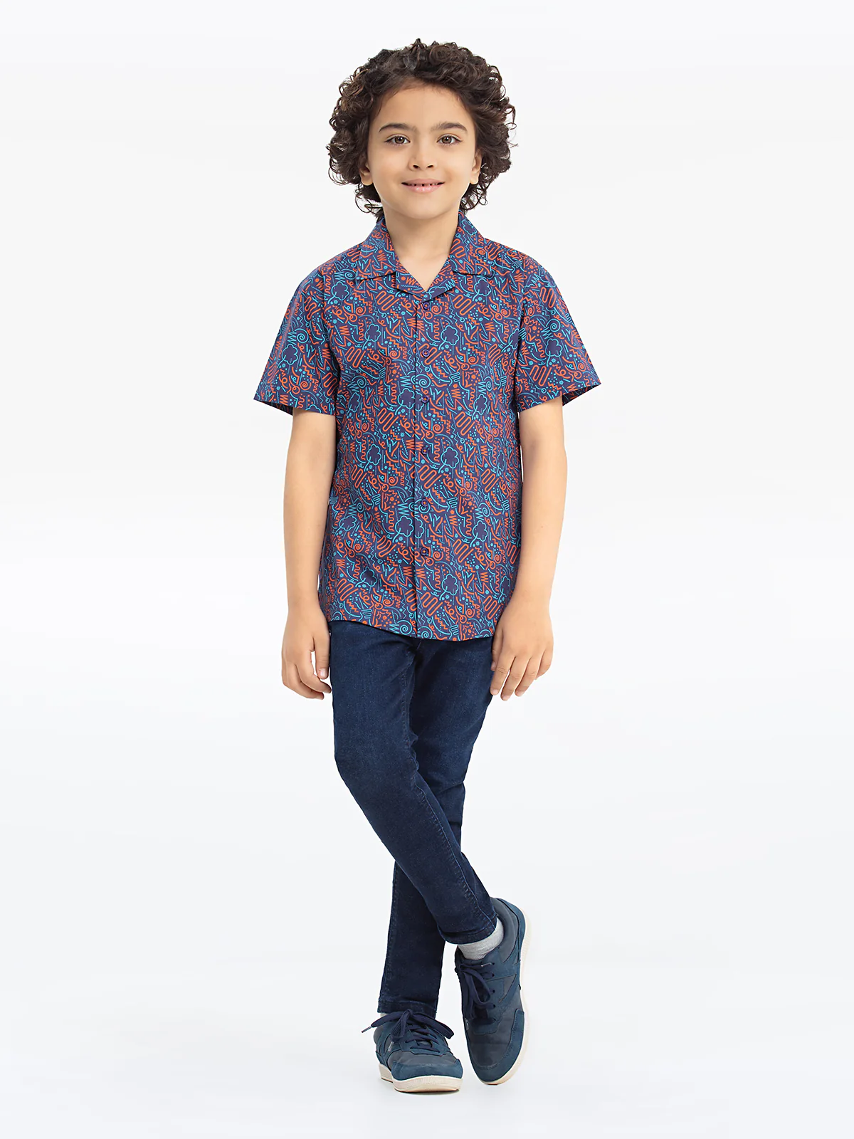 Boy's Purple Multi Shirt - EBTS24-27520 - Image 2