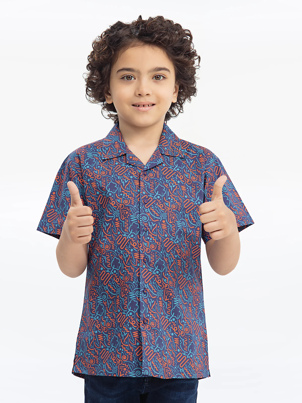 Boy's Purple Multi Shirt - EBTS24-27520 - Image 3
