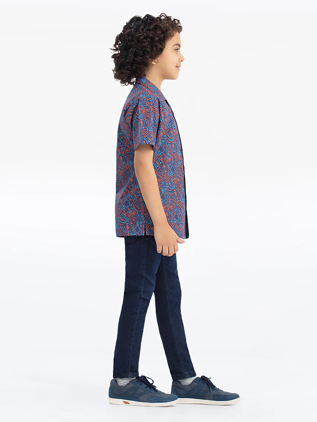 Boy's Purple Multi Shirt - EBTS24-27520 - Image 5