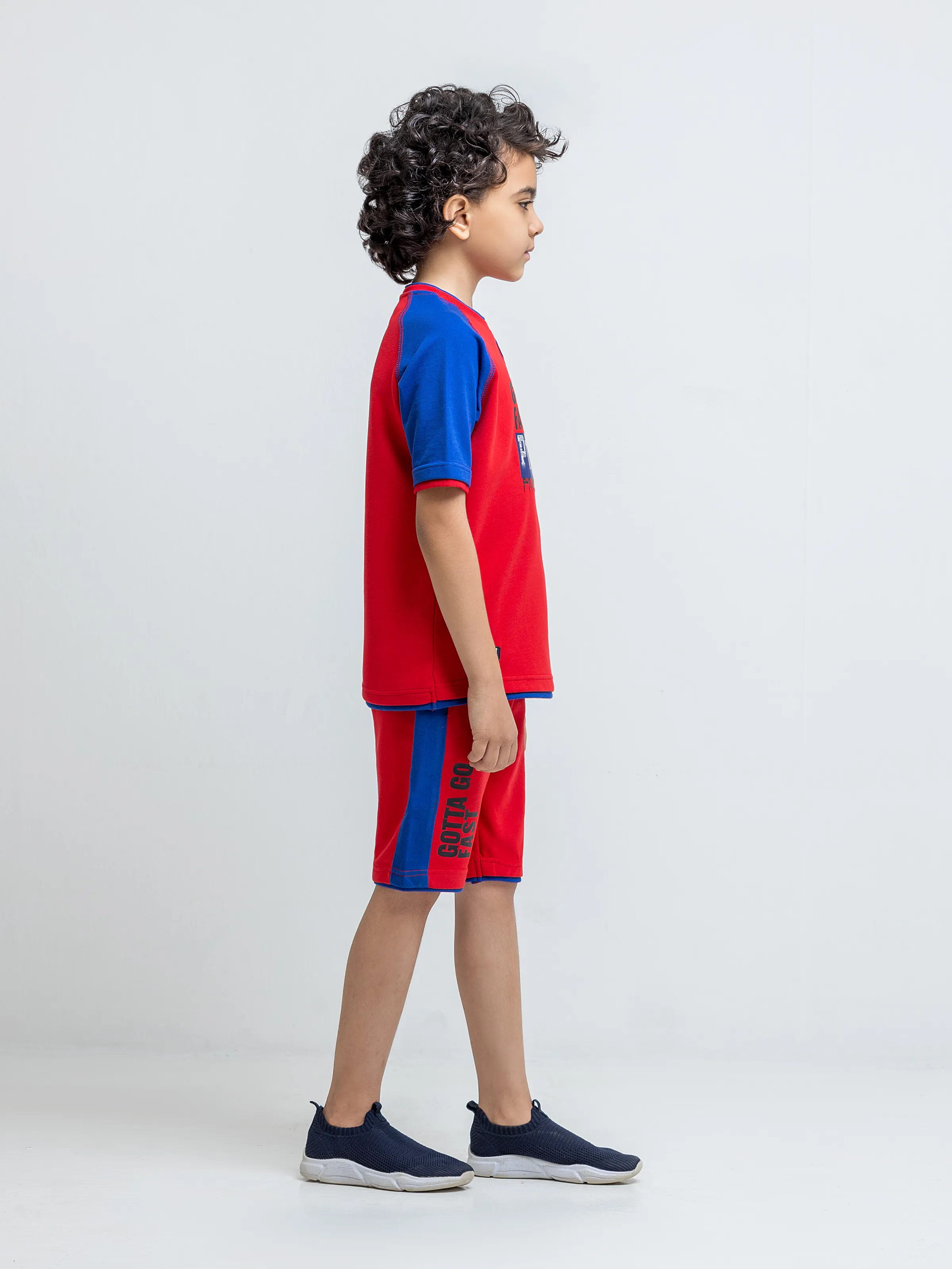 Boy's Red & Blue Co Ord Set - EBTCS6-065 - Image 4