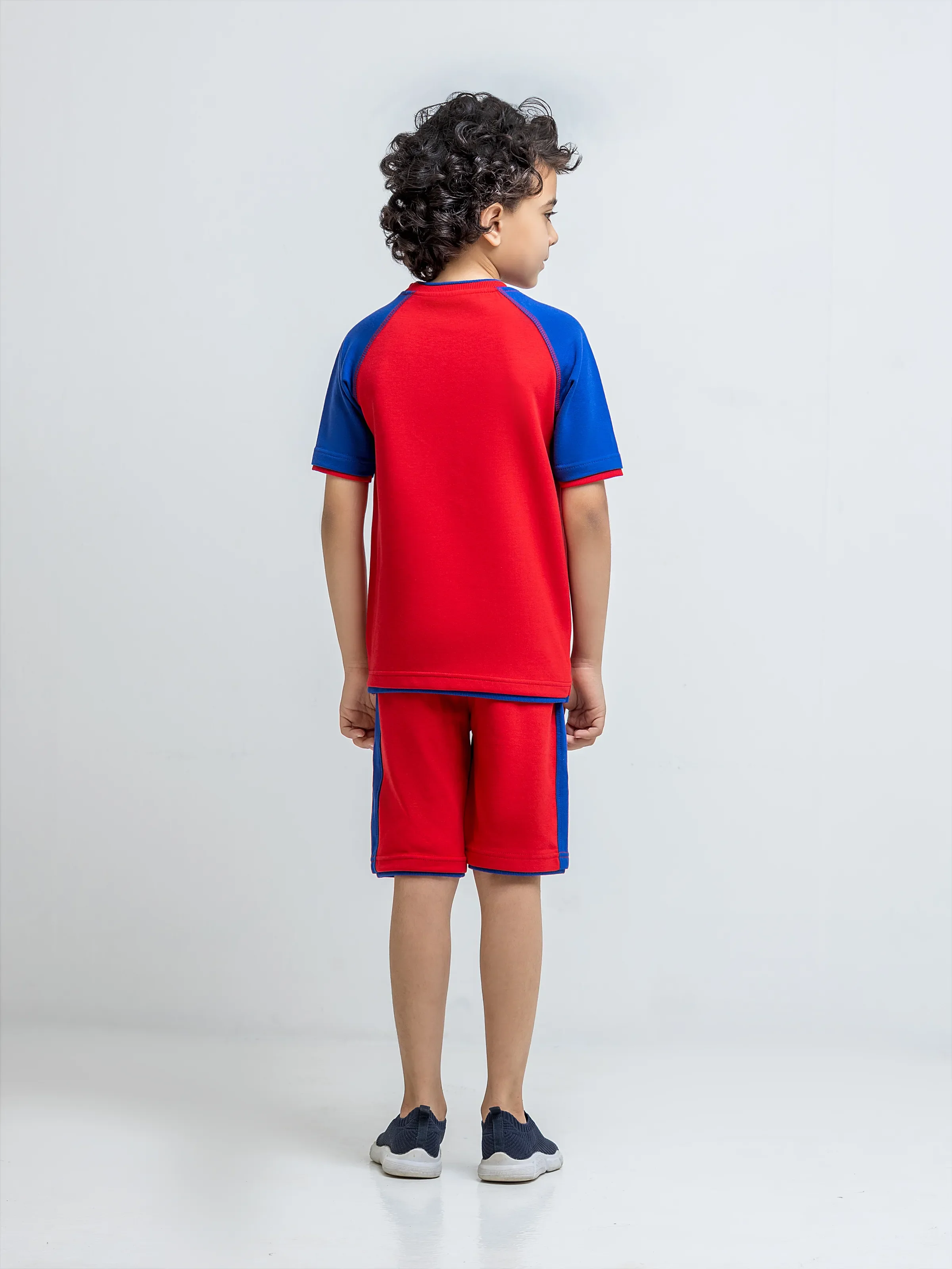 Boy's Red & Blue Co Ord Set - EBTCS6-065 - Image 5