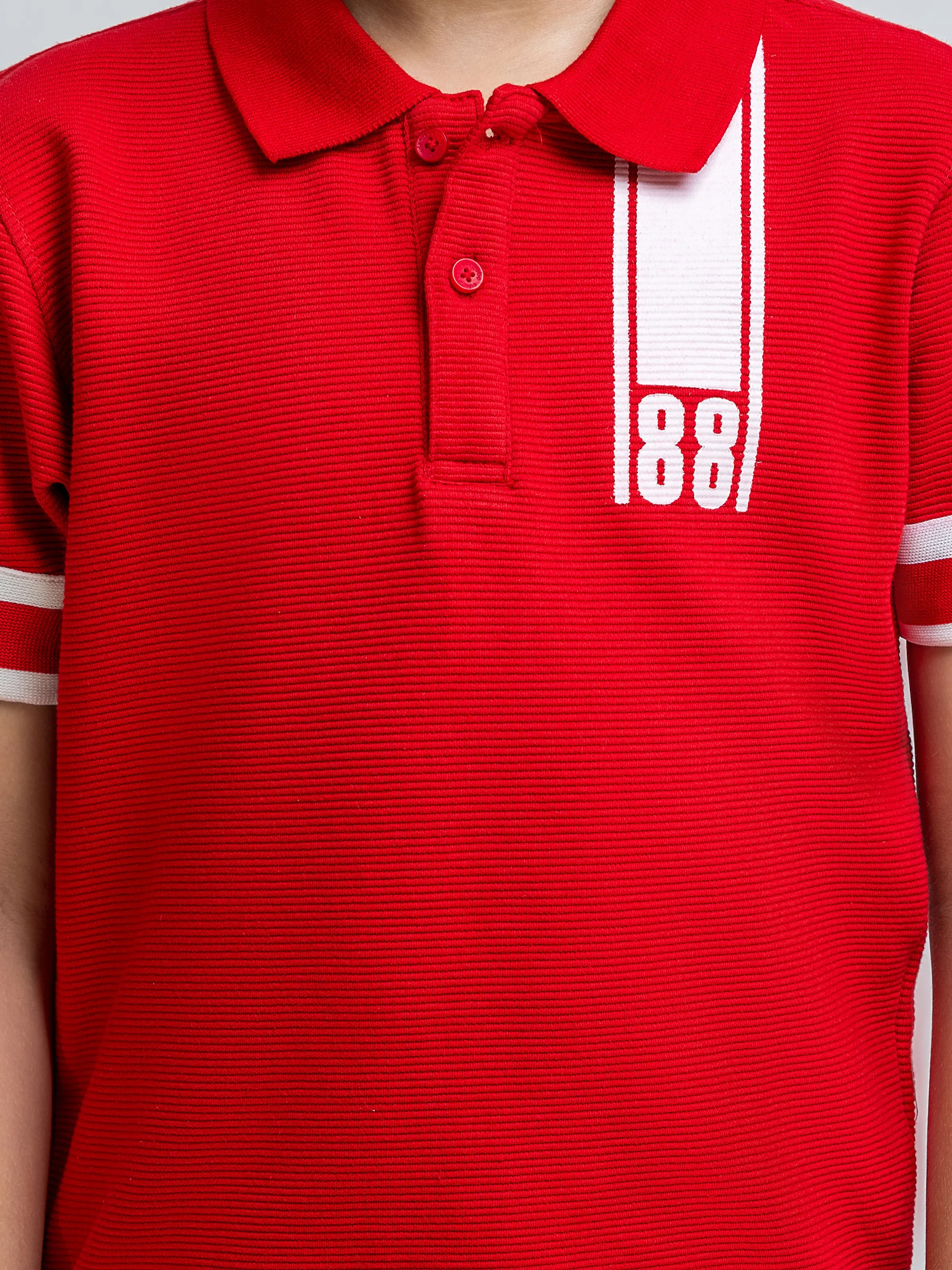 Boy's Red Co Ord Set - EBTCS6-013 - Image 3