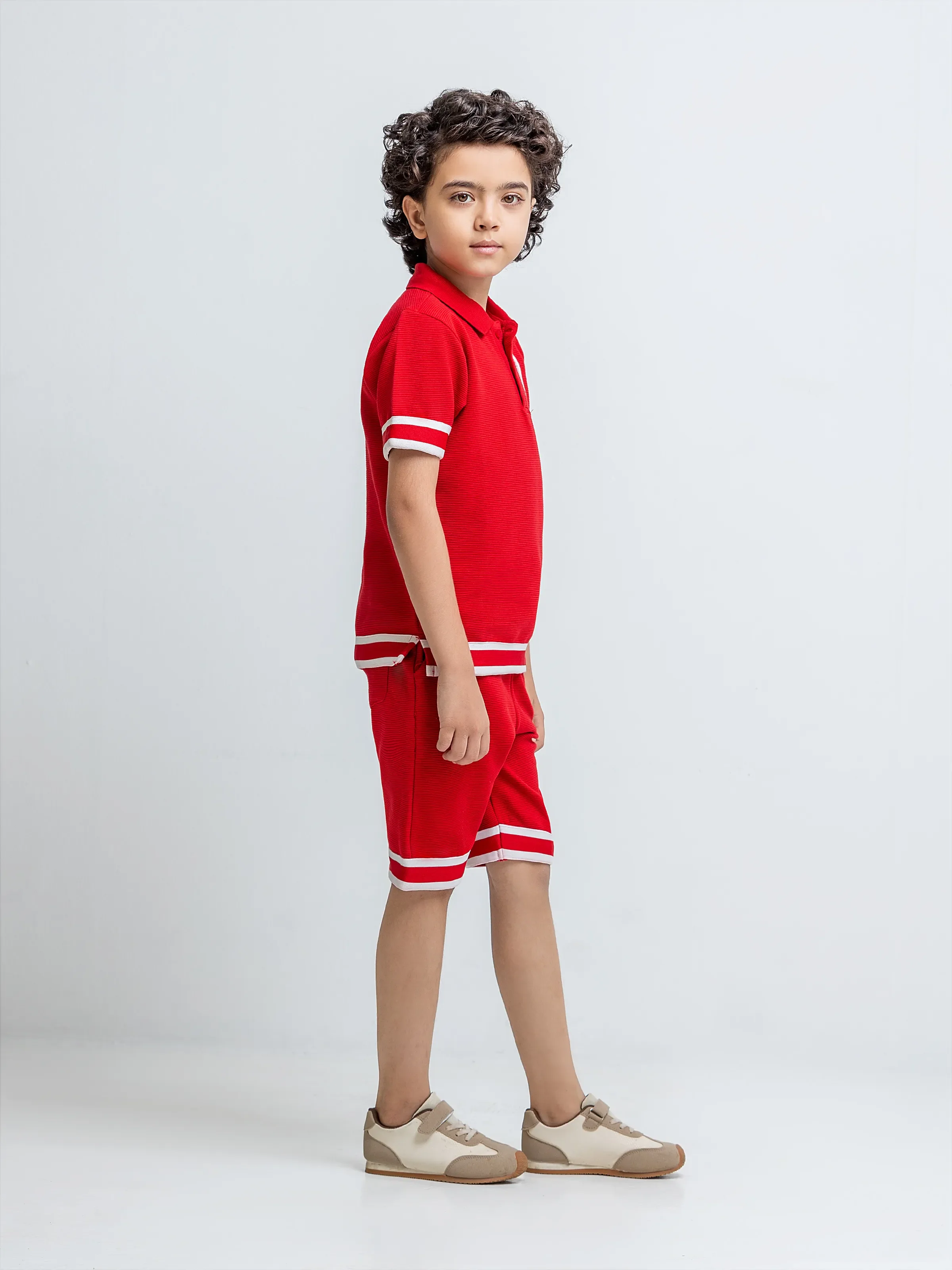 Boy's Red Co Ord Set - EBTCS6-013 - Image 4