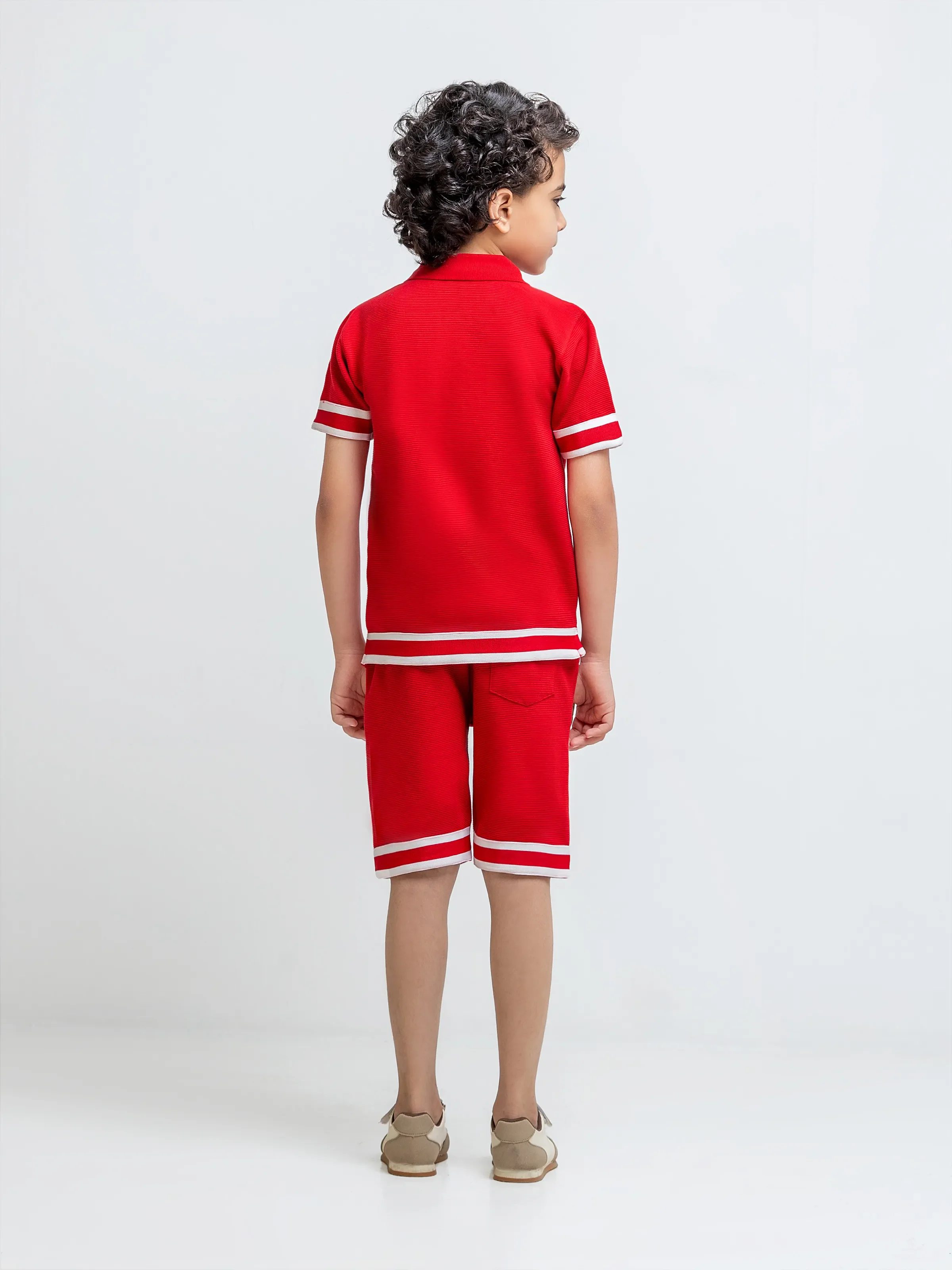 Boy's Red Co Ord Set - EBTCS6-013 - Image 5