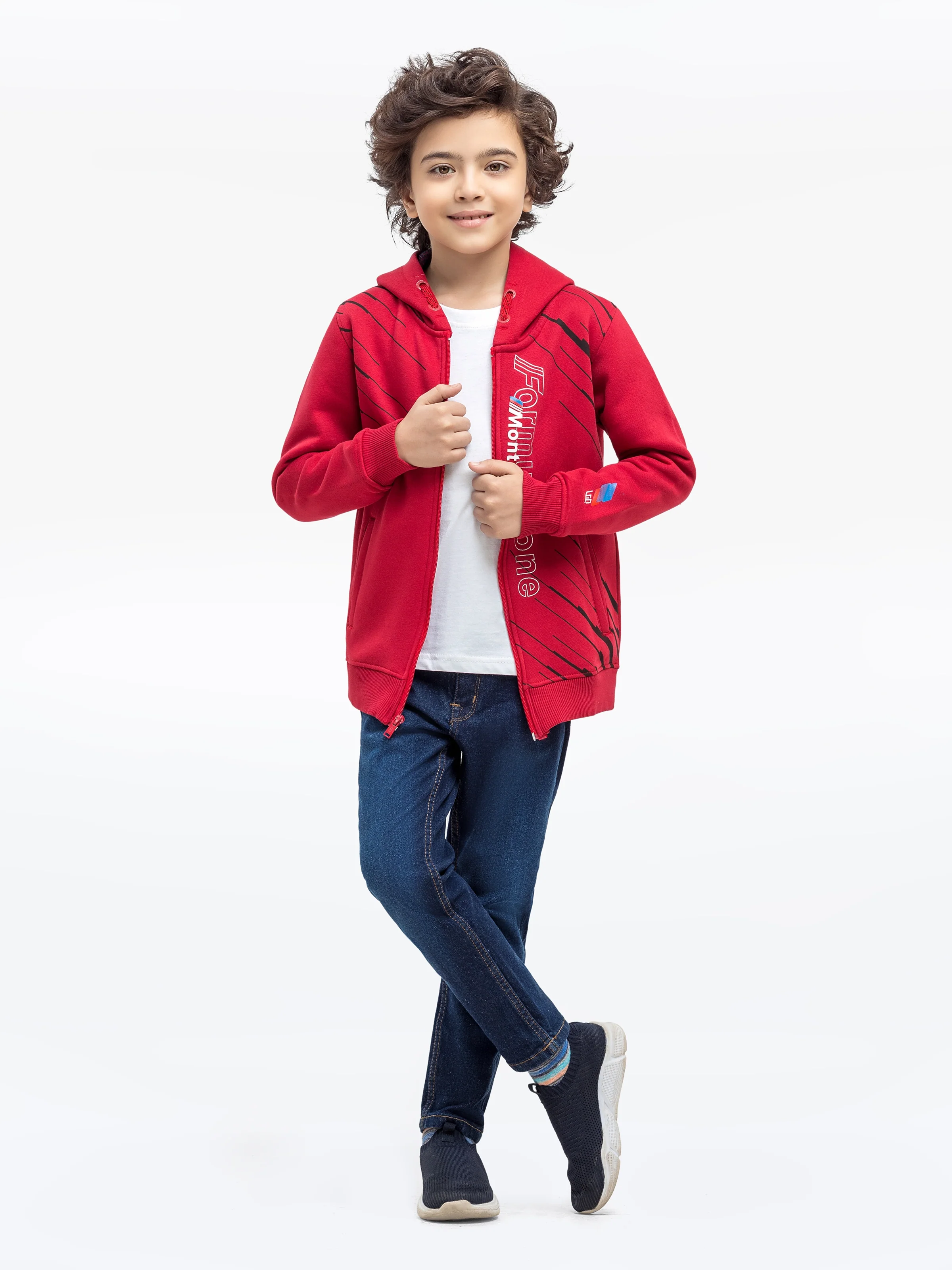 Boy's Red Hoodie - EBTH24-008 - Image 2