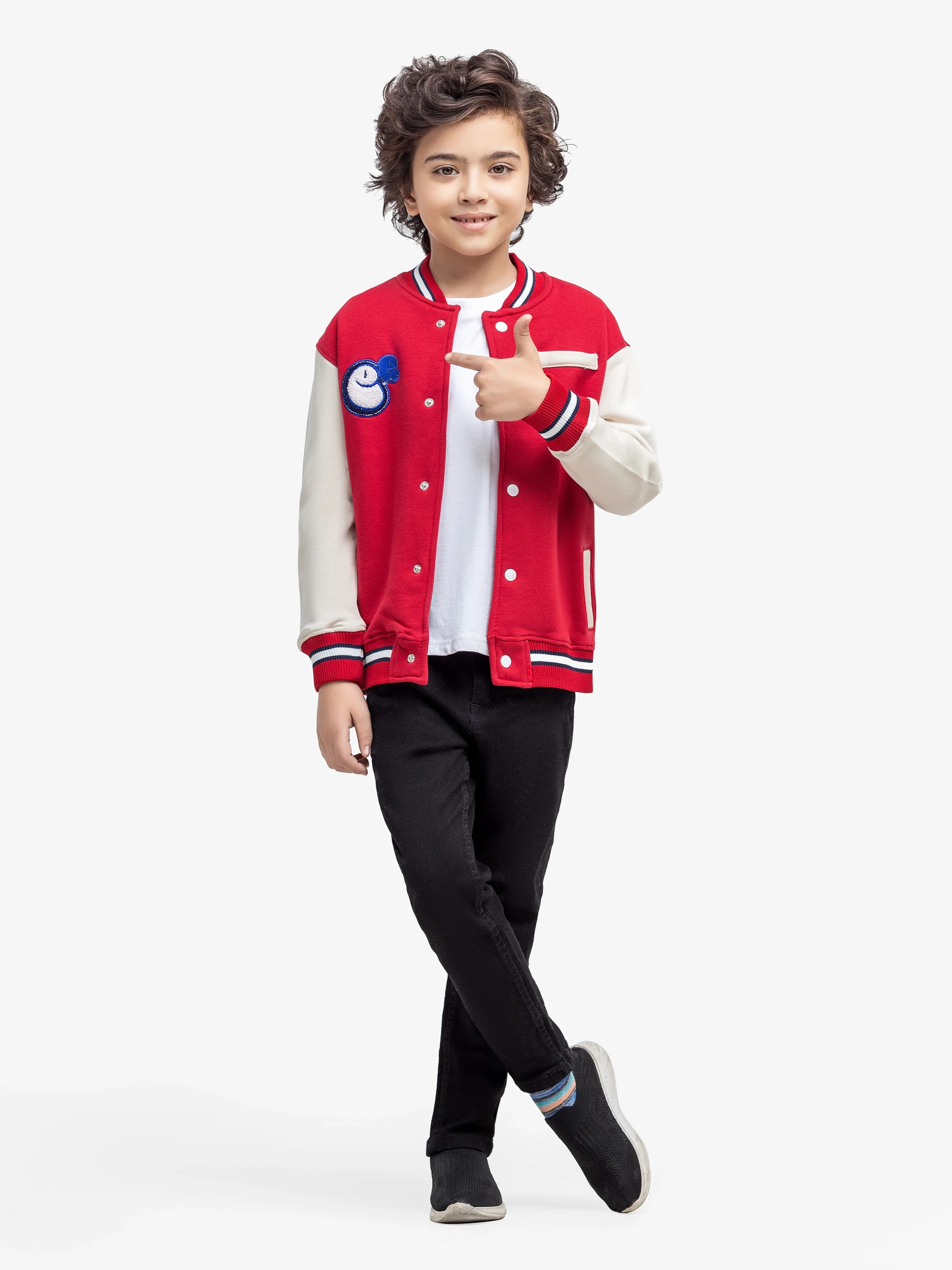 Boy's Red Jacket - EBTJK24-002 - Image 2