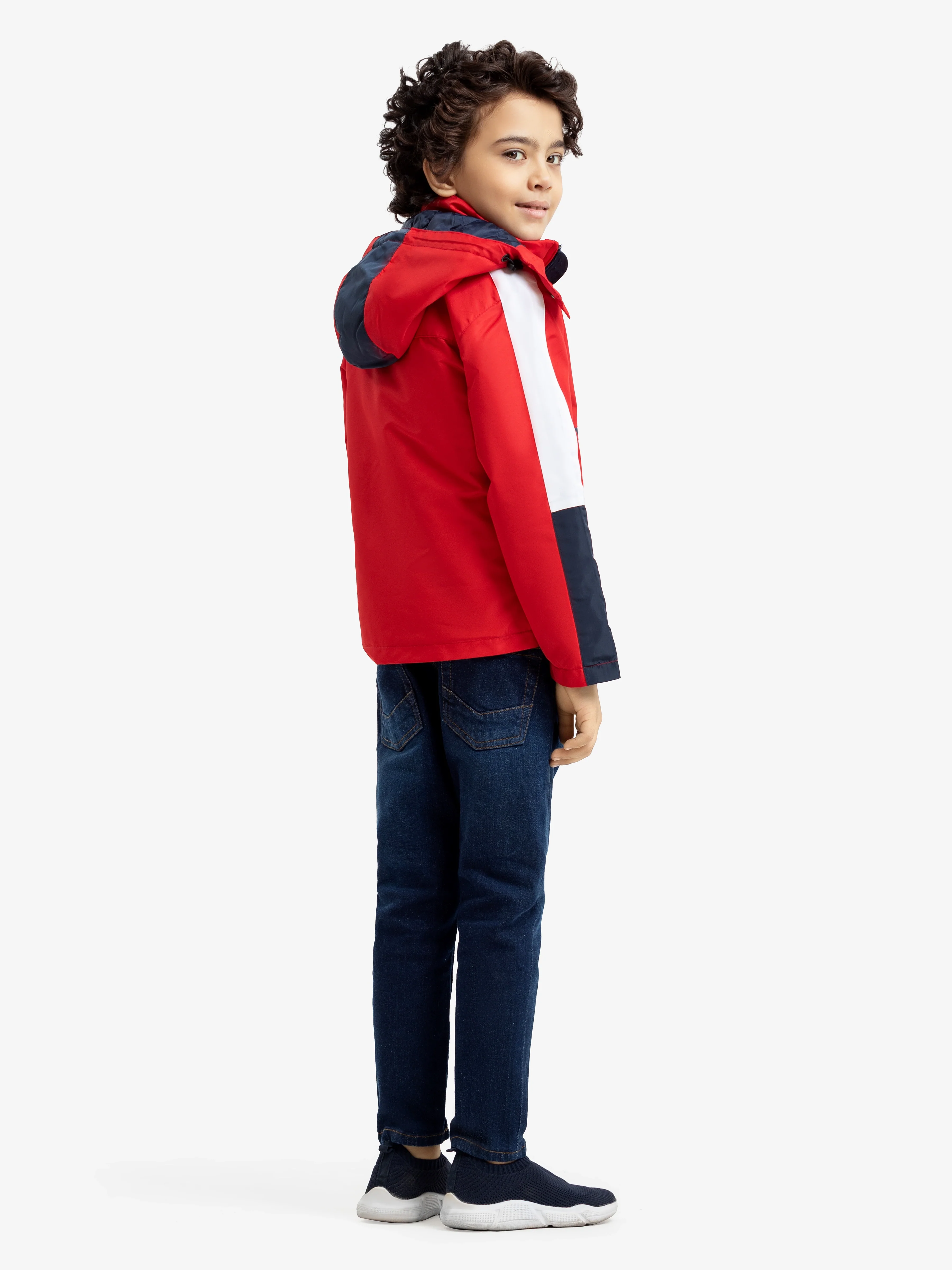 Boy's Red Multi Jacket - EBTJP23-003 - Image 5