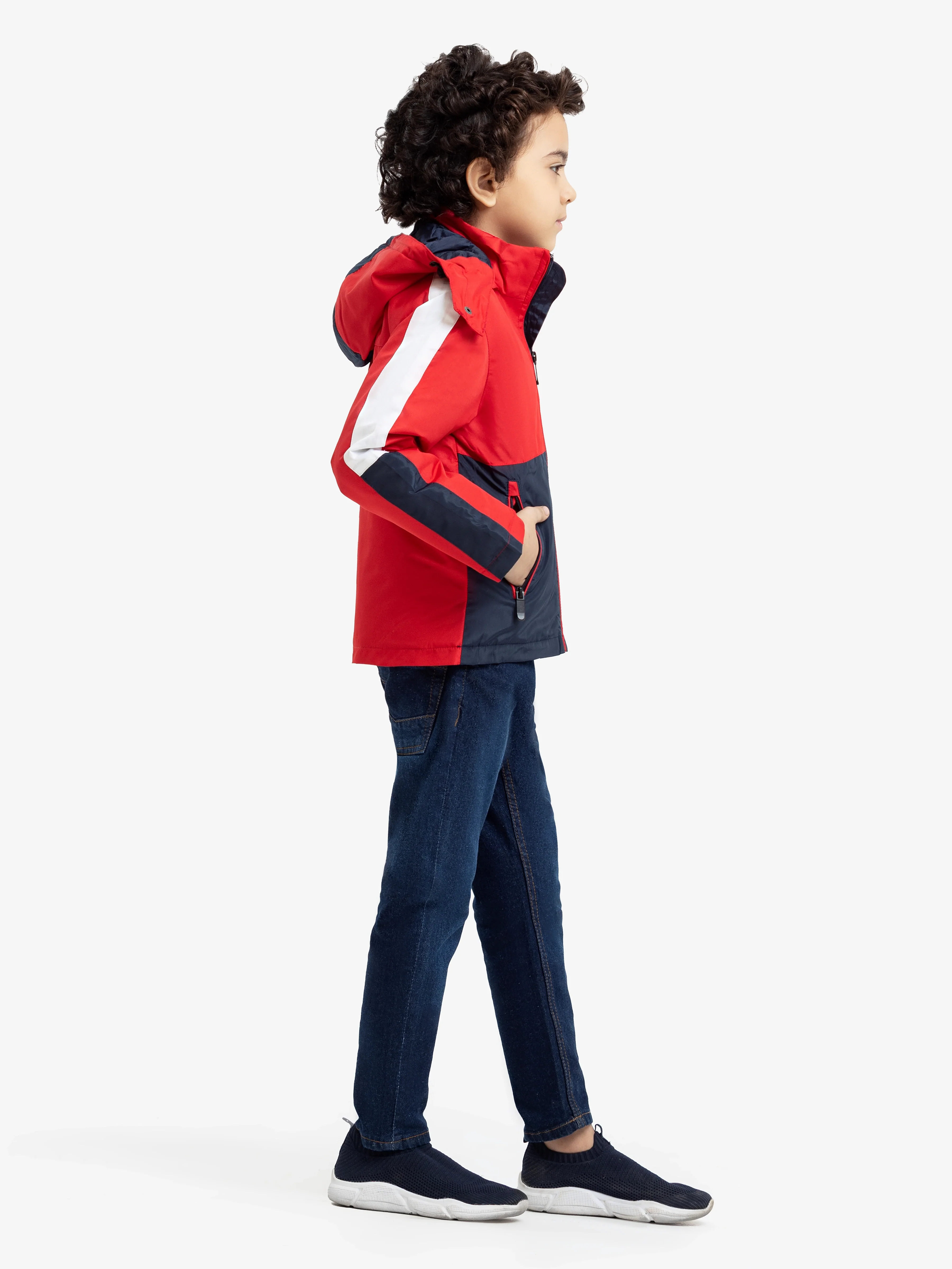 Boy's Red Multi Jacket - EBTJP23-003 - Image 6
