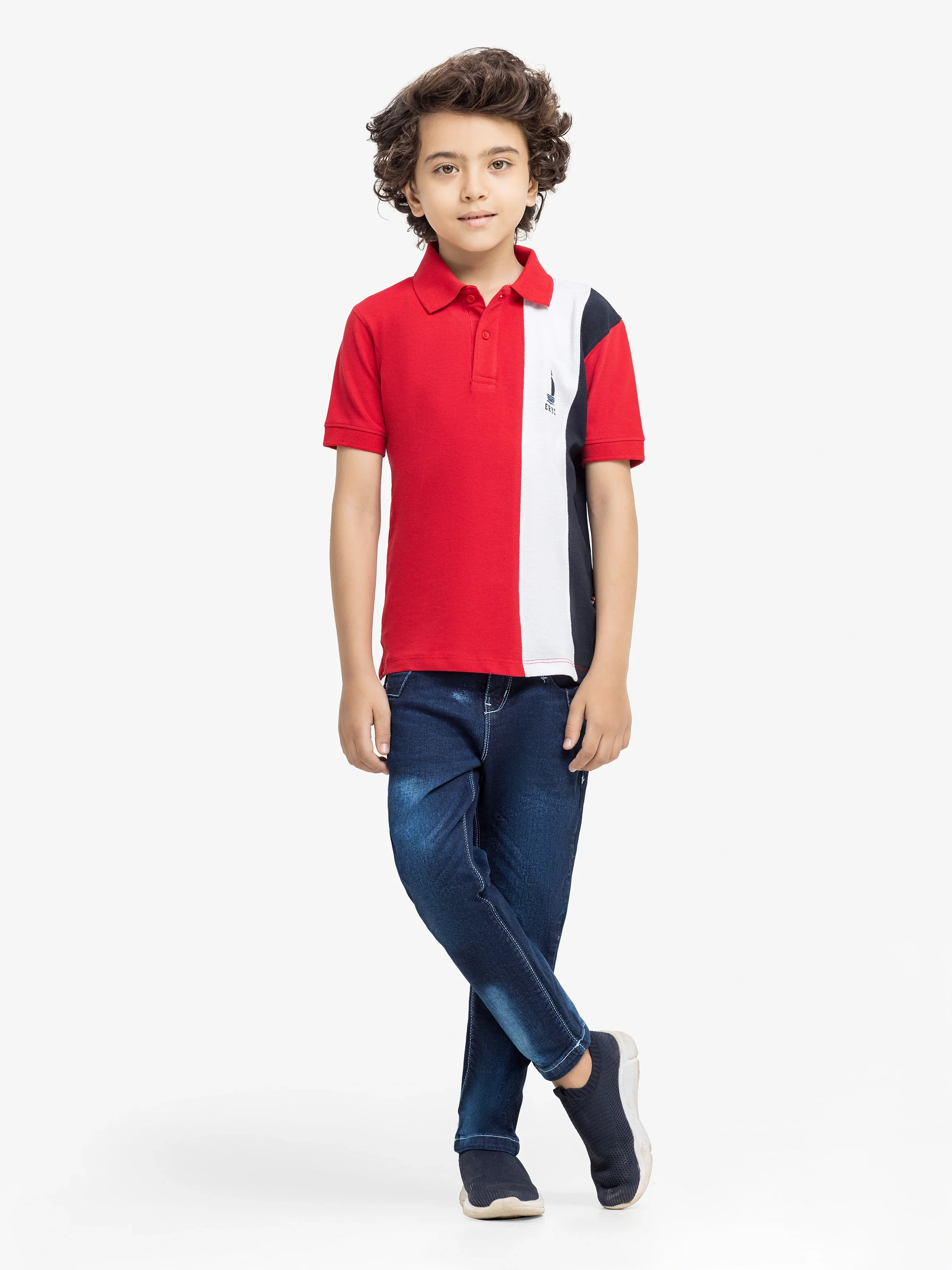Boy's Red Polo Shirt - EBTPS24-021 - Image 2