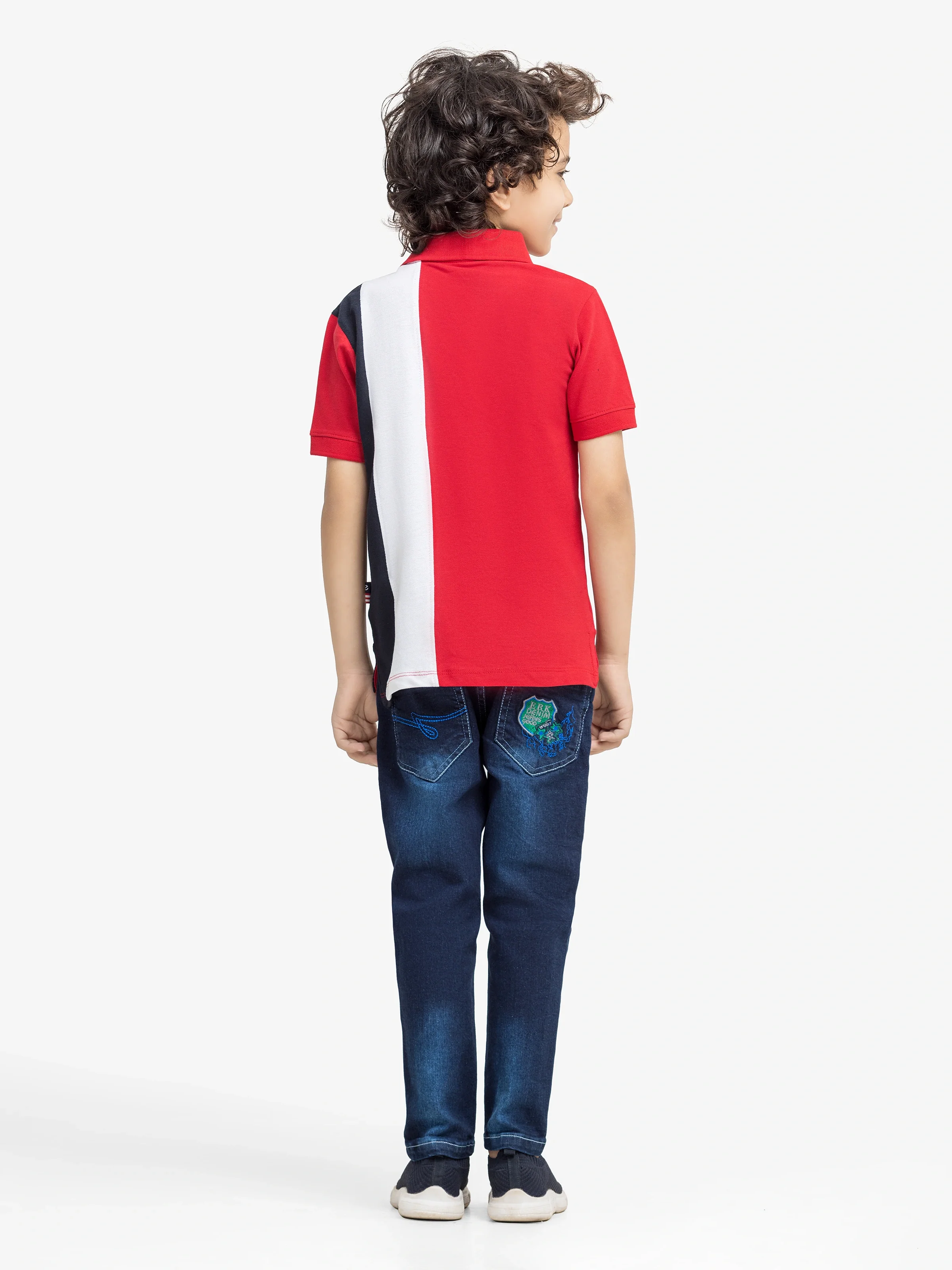 Boy's Red Polo Shirt - EBTPS24-021 - Image 5