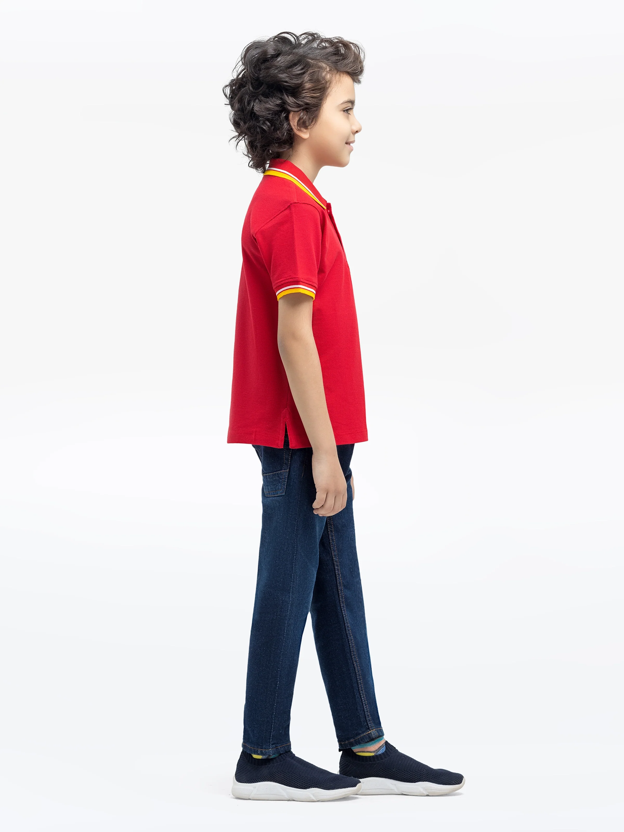 Boy's Red Polo Shirt - EBTPS24-030 - Image 4