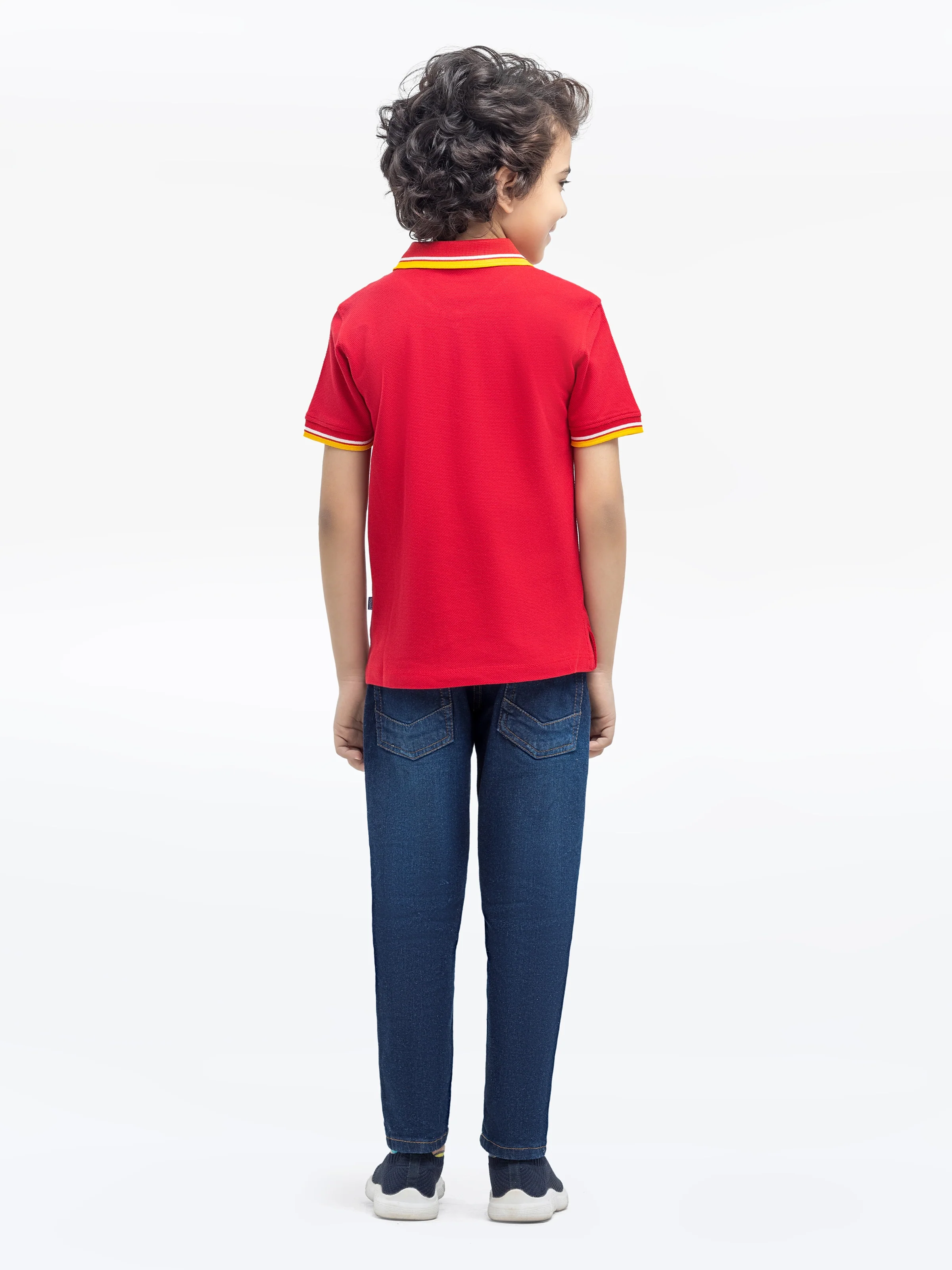 Boy's Red Polo Shirt - EBTPS24-030 - Image 5