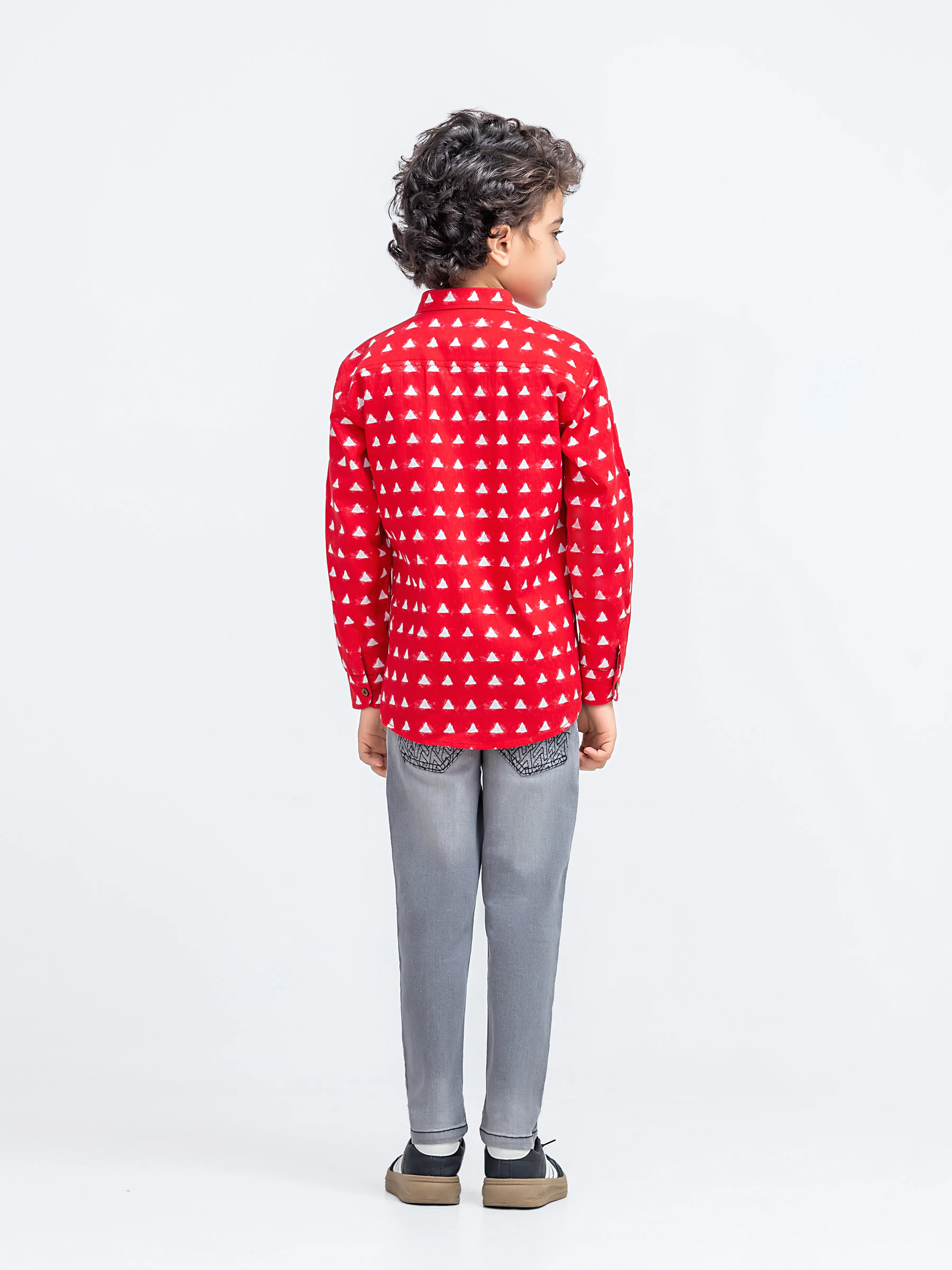 Boy's Red Shirt - EBTSF5-27676 - Image 5