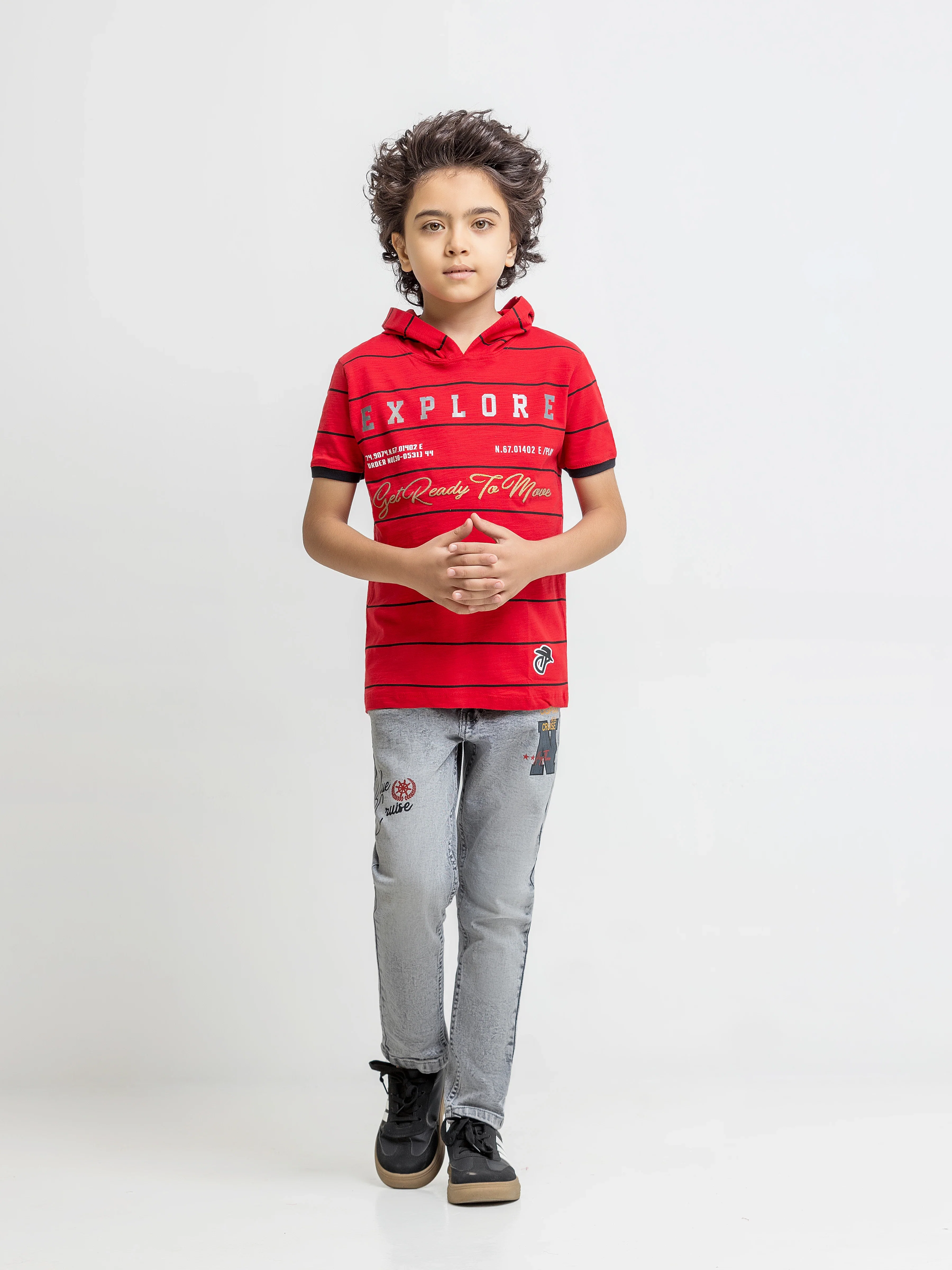 Boy's Red T-Shirt - EBTTS5-007 - Image 2
