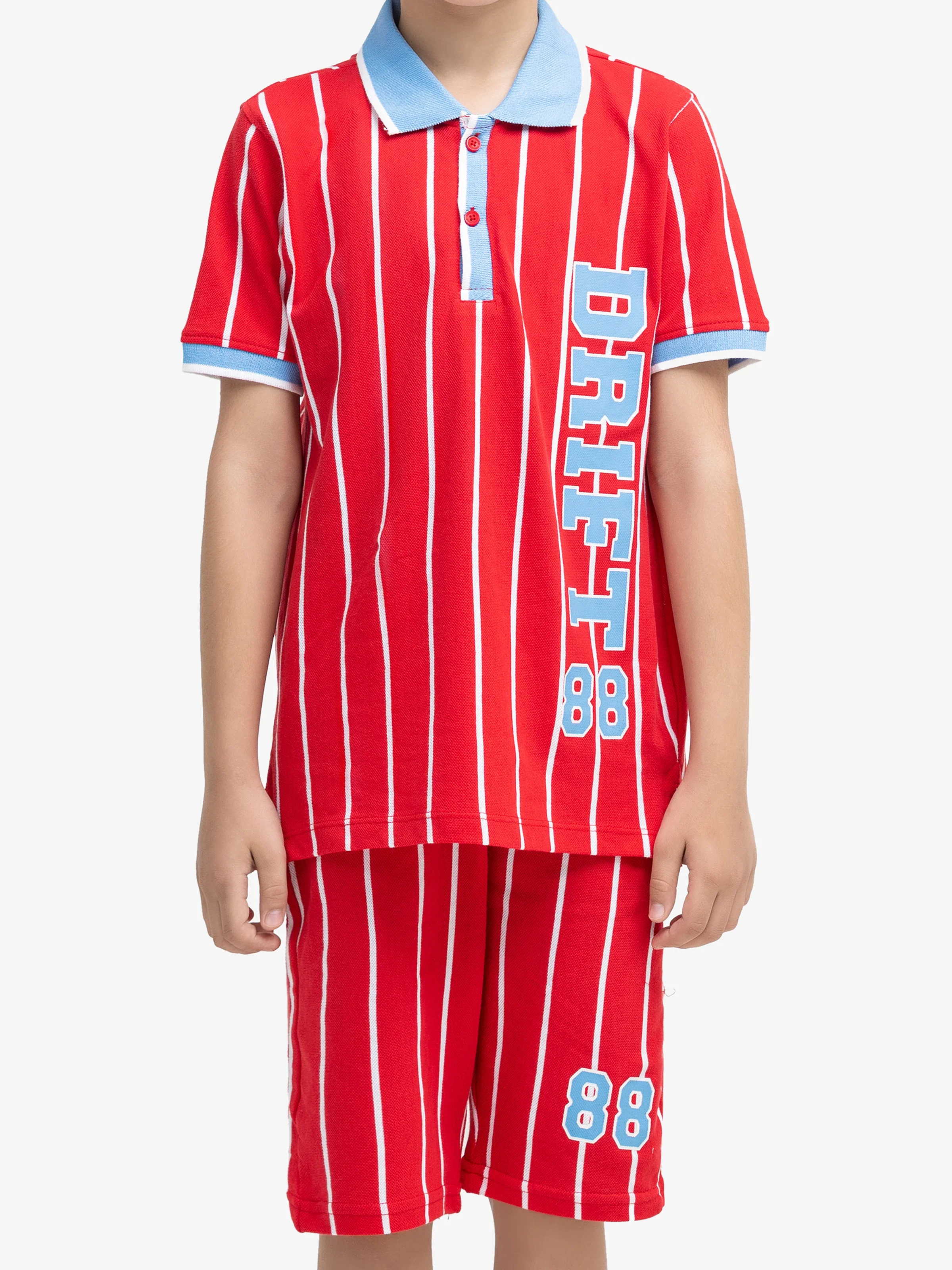 Boy's Red & White Co-Ord Set - EBTCS5-023 - Image 3