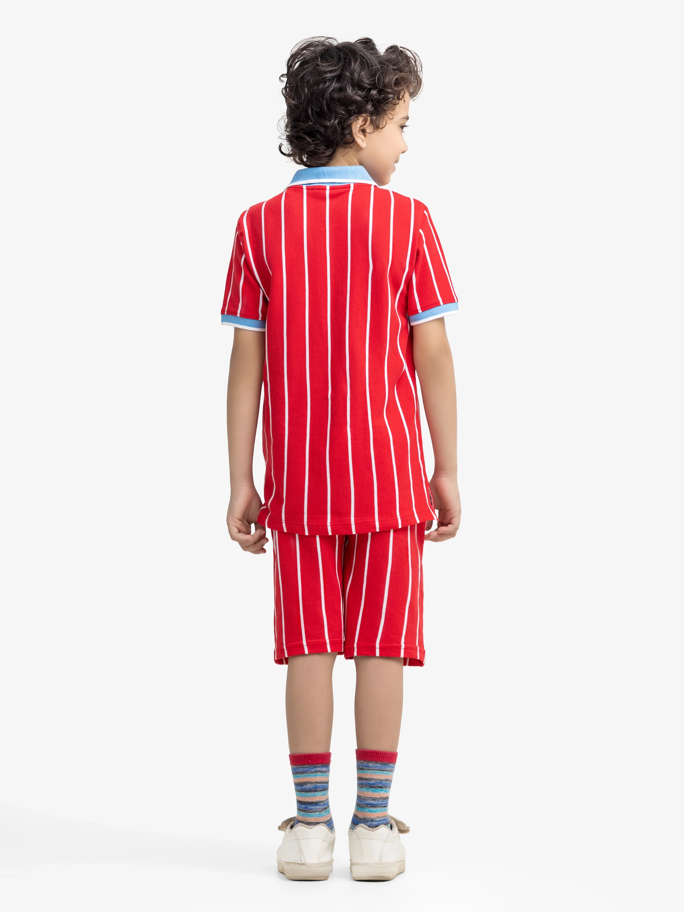 Boy's Red & White Co-Ord Set - EBTCS5-023 - Image 5