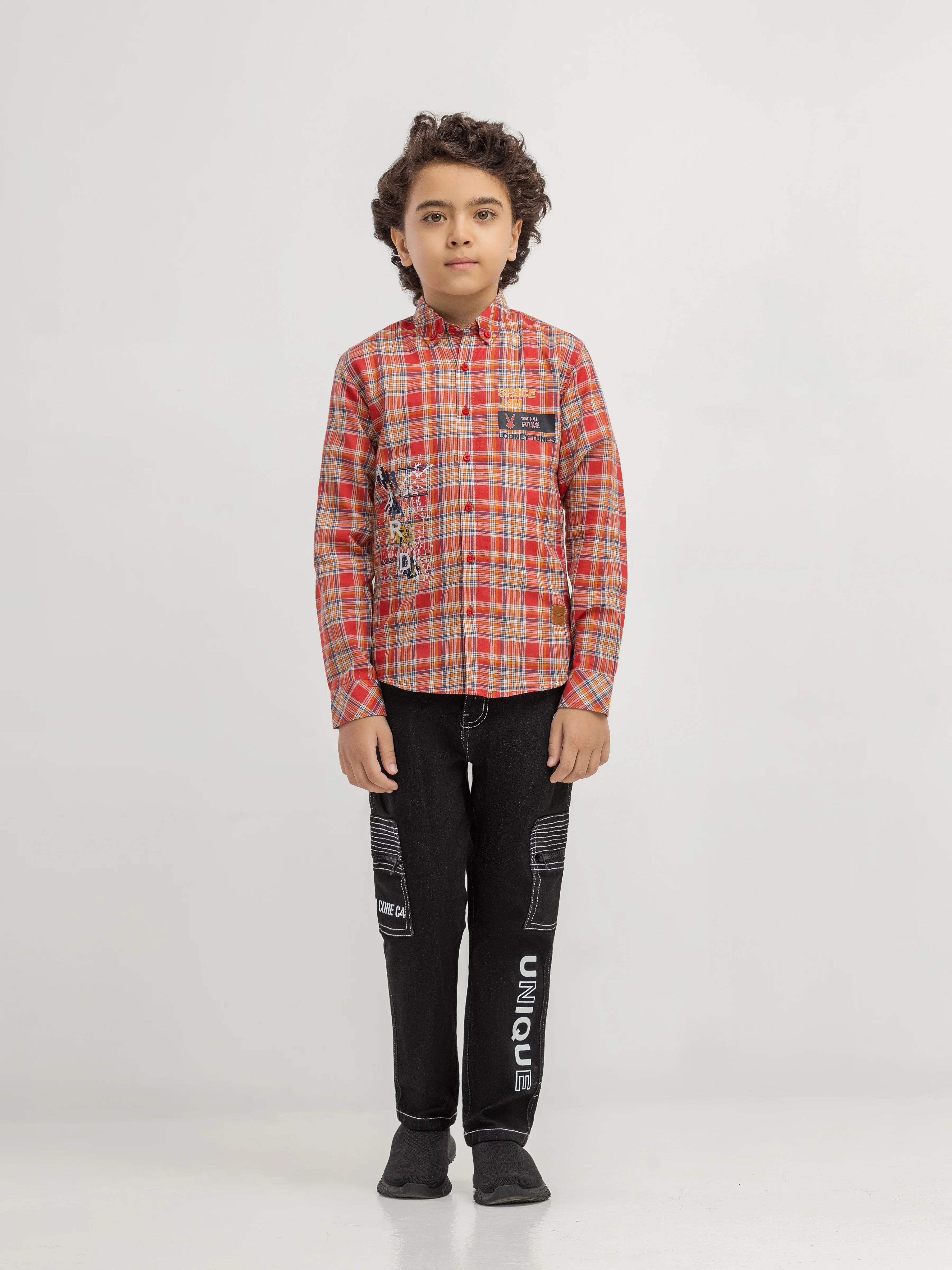 Boy's Red & White Shirt - EBTSF6-27689-2P - Image 2