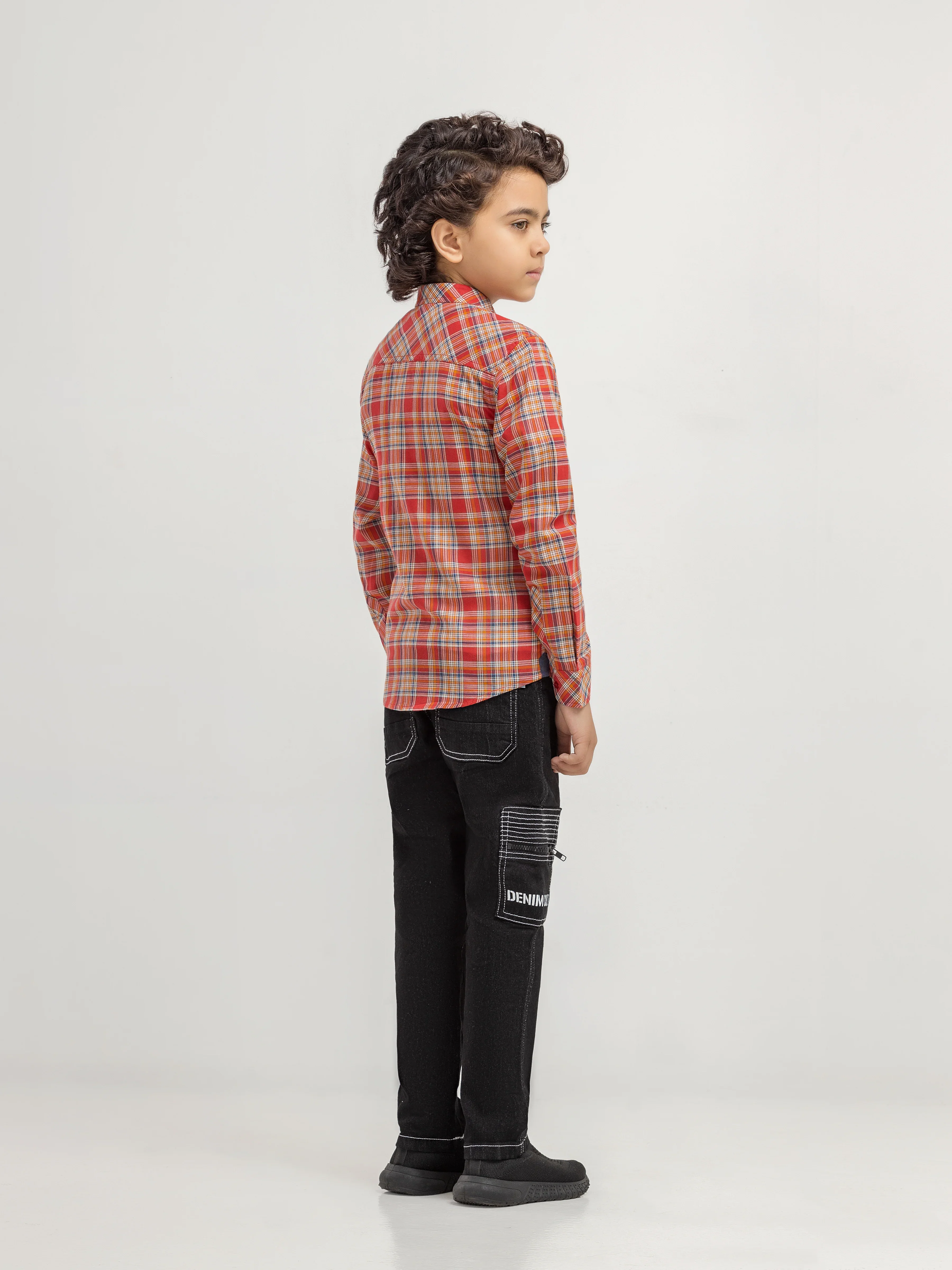 Boy's Red & White Shirt - EBTSF6-27689-2P - Image 6