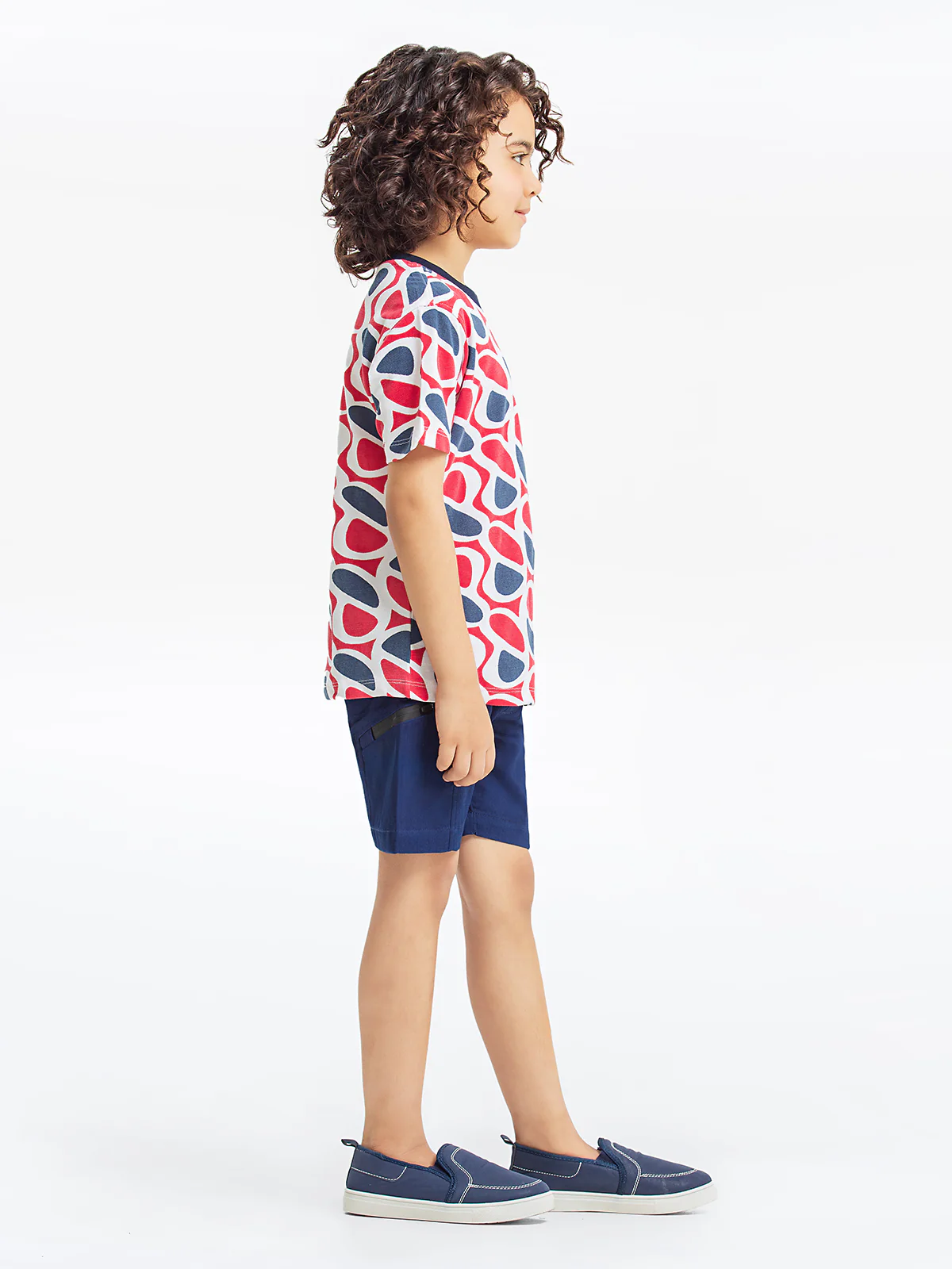 Boy's Red & White T-Shirt - EBTTS23-058 - Image 3