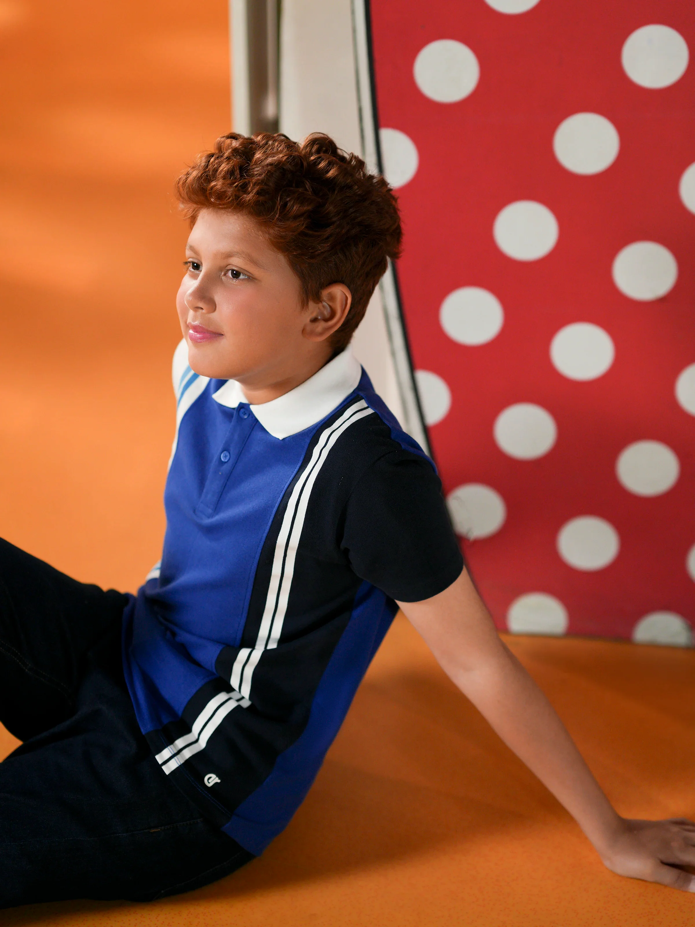 Boy's Royal Blue Polo Shirt - EBTPS6-014 - Image 5