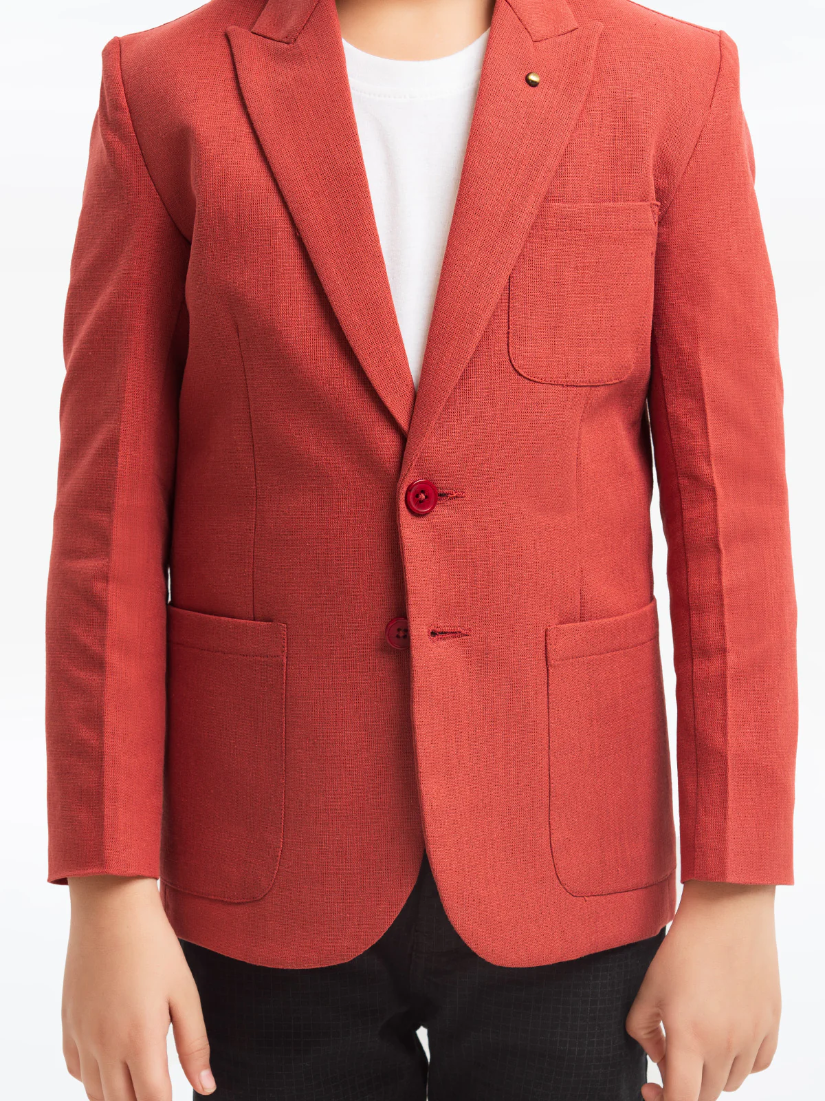 Boy's Rust Blazer - EBTB23-4497 - Image 5