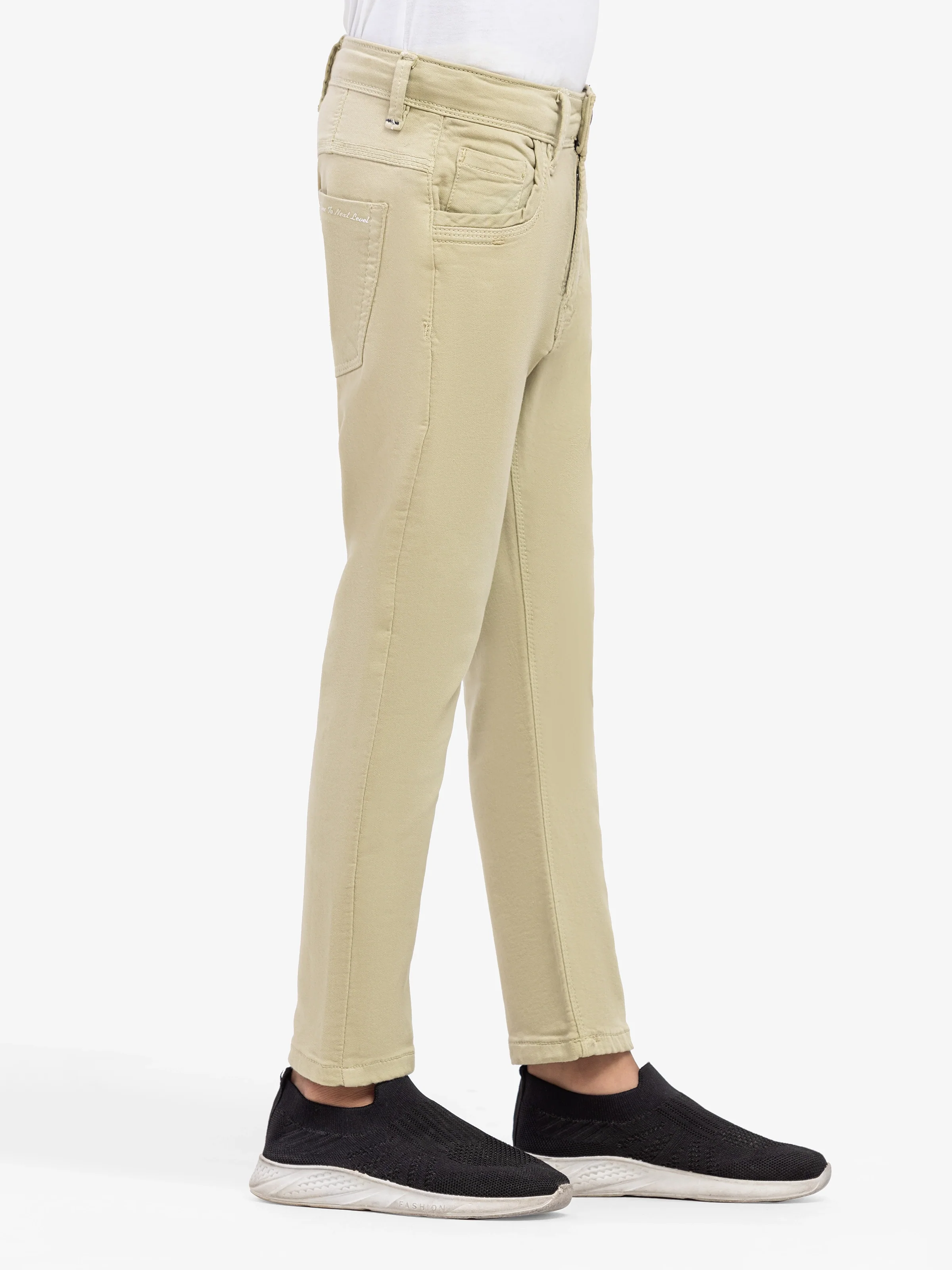 Boy's Sage Green Chino Pant - EBBCP5-007 - Image 5