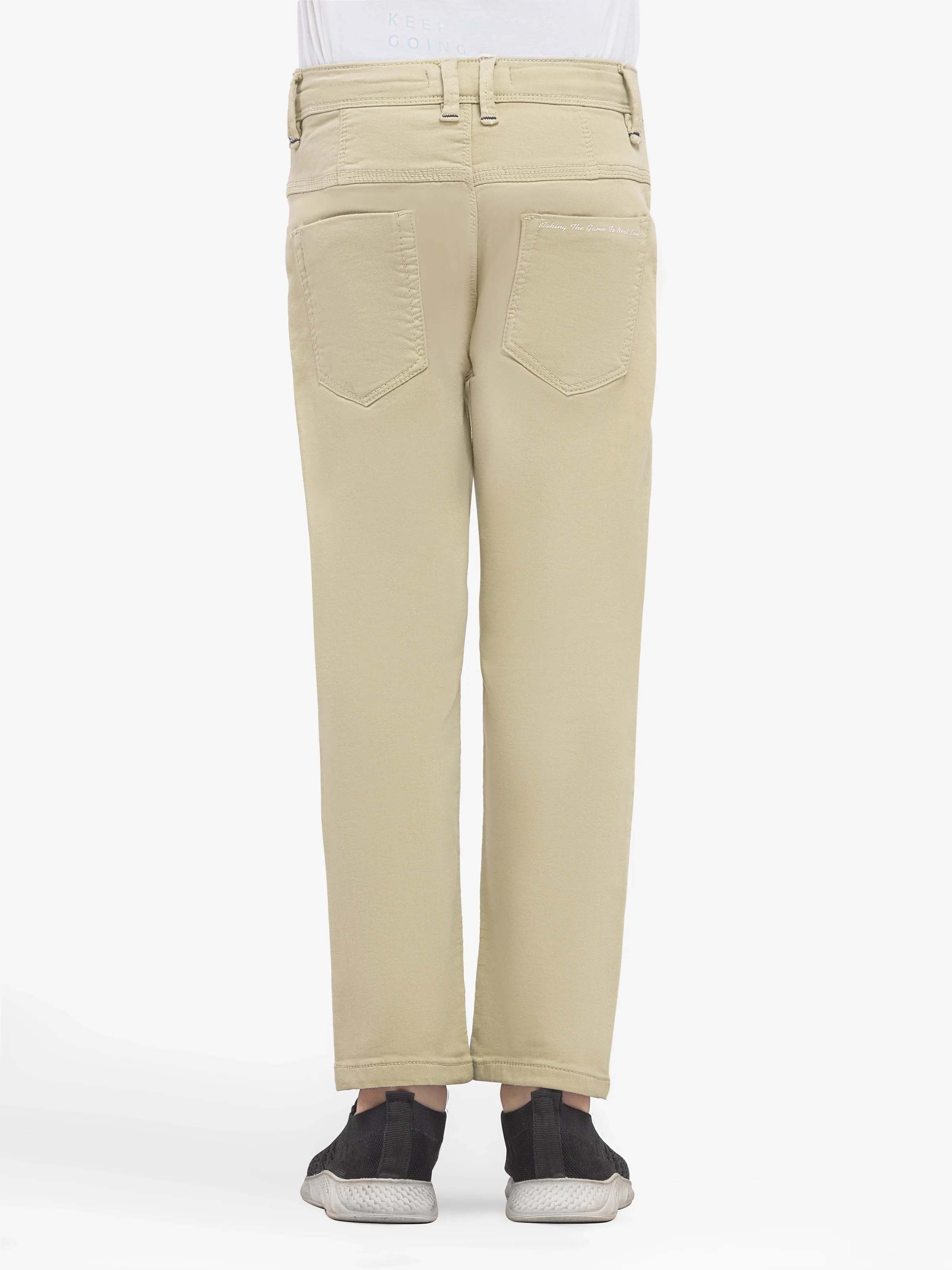Boy's Sage Green Chino Pant - EBBCP5-007 - Image 6