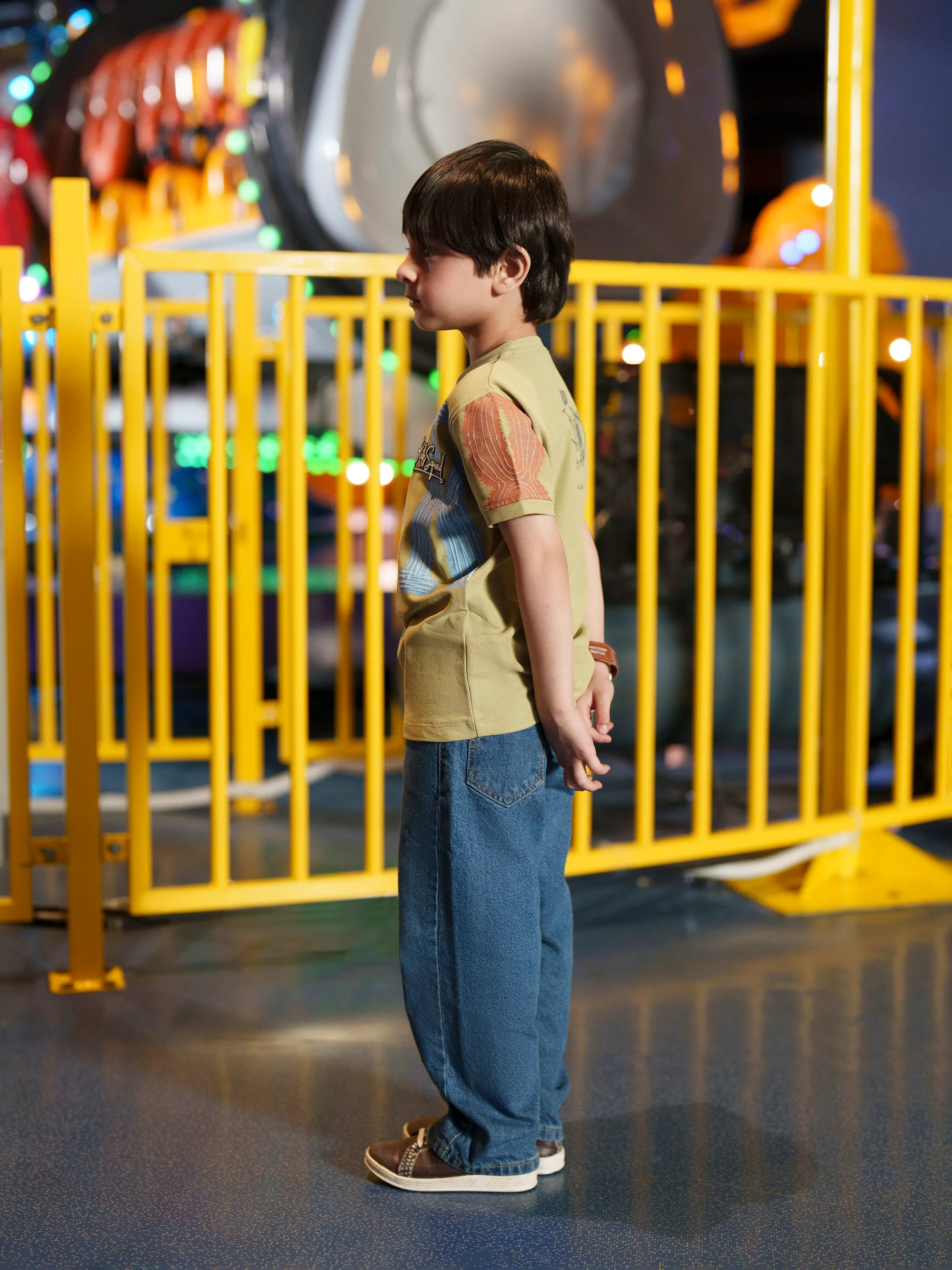 Boy's Sage Green T-Shirt - EBTTS6-021 - Image 5