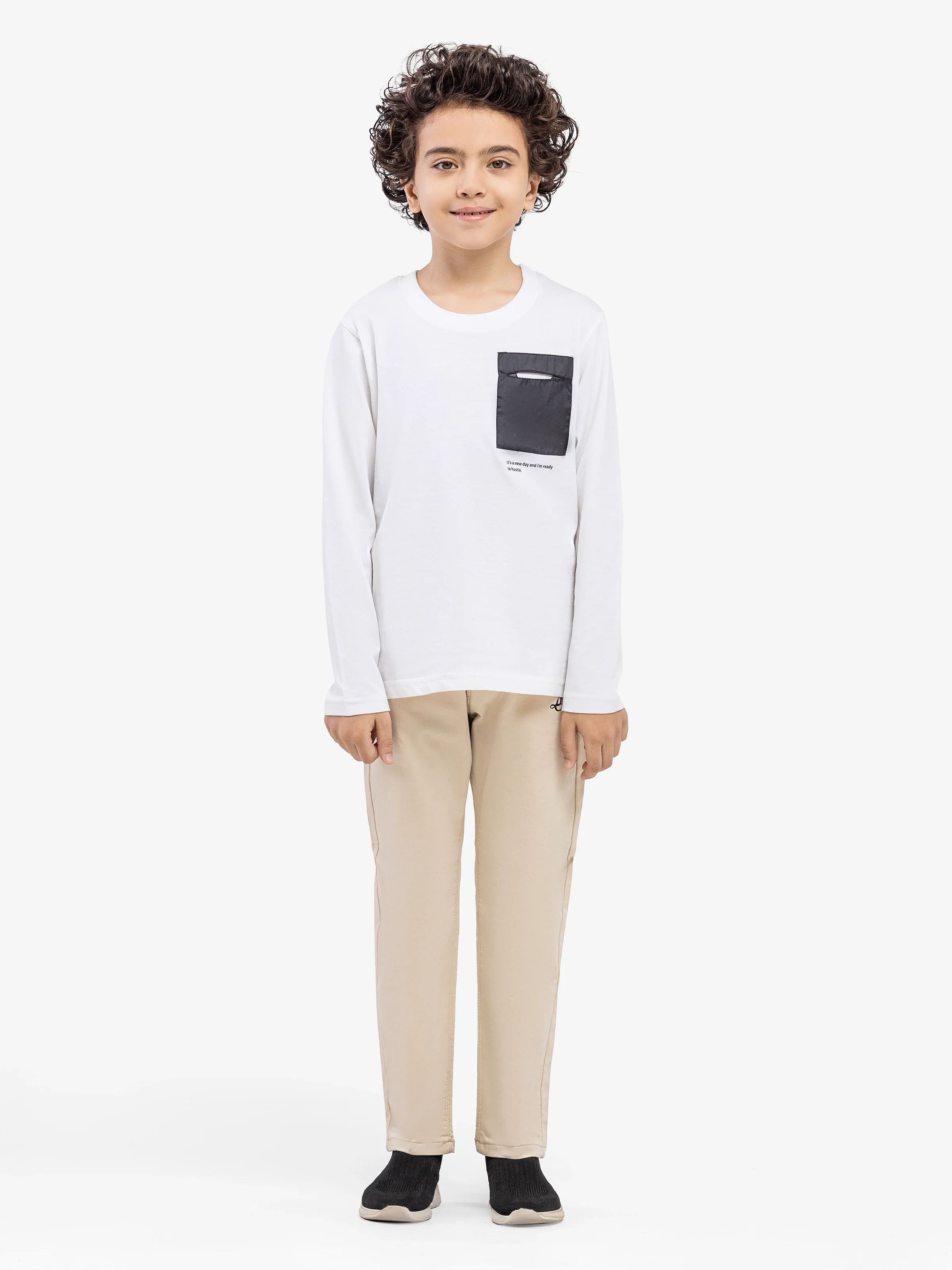 Boy's Sand Chino Pant - EBBCP5-005 - Image 2