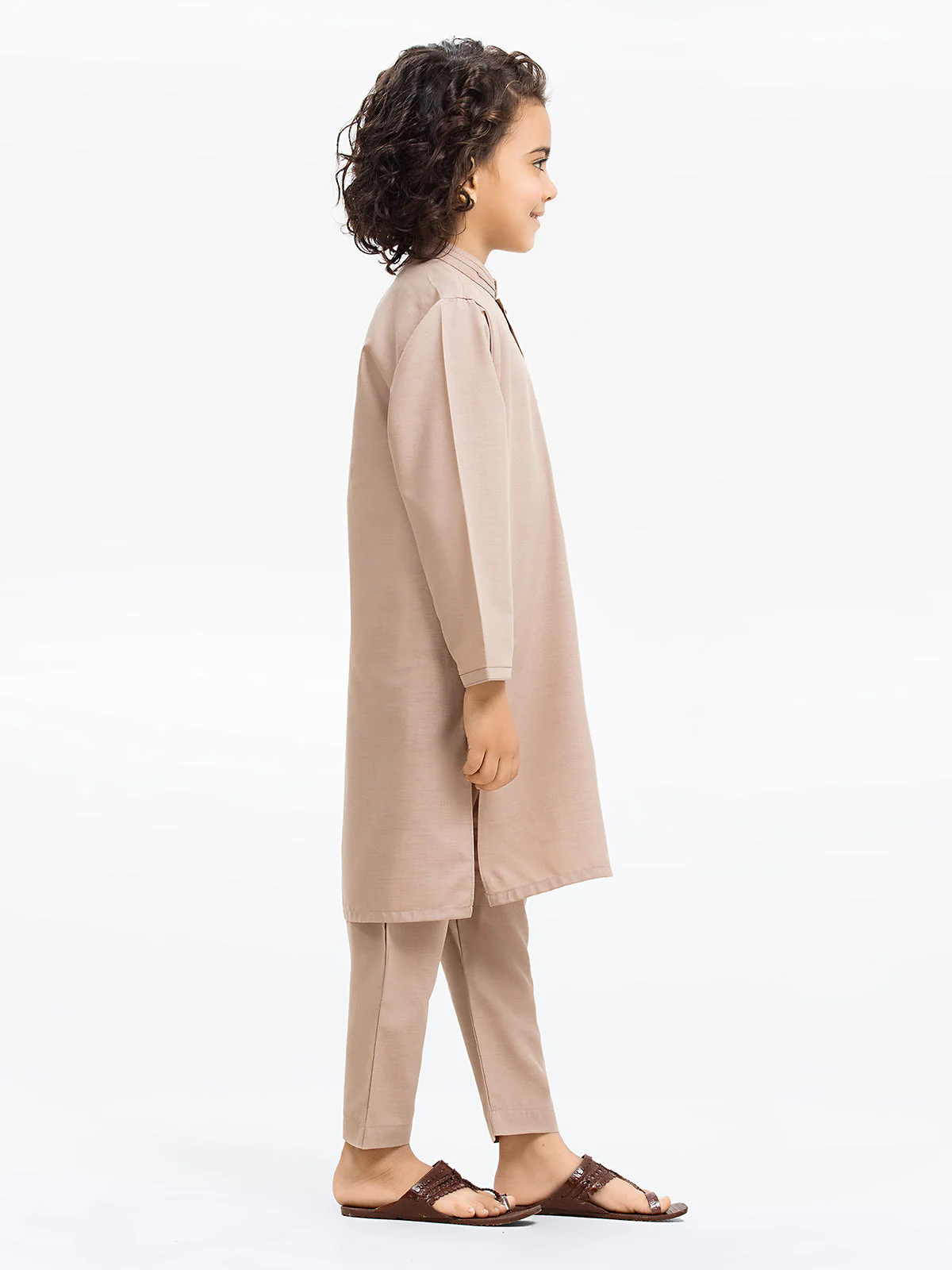 Boy's Sand Kurta Pajama - EBTKP24-005 - Image 3