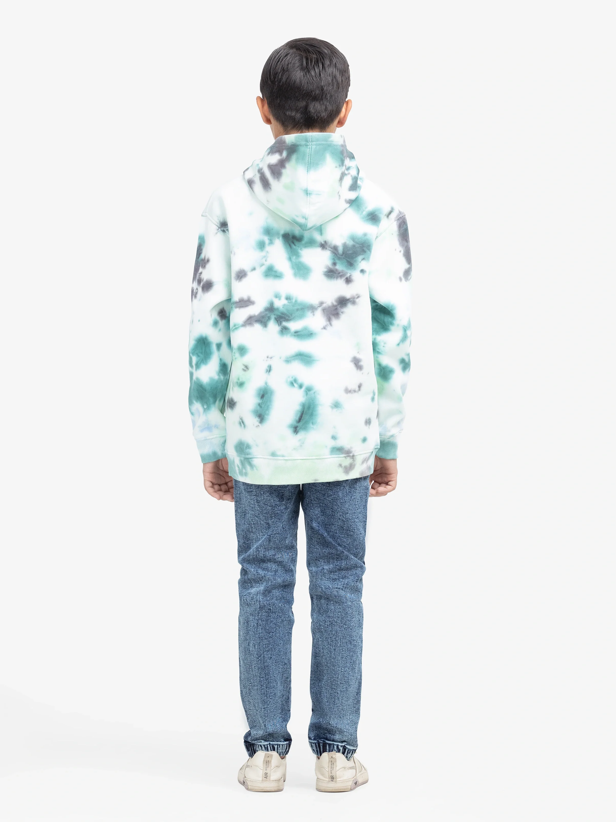 Boy's Sea Green Hoodie - EBTH24-026 - Image 5