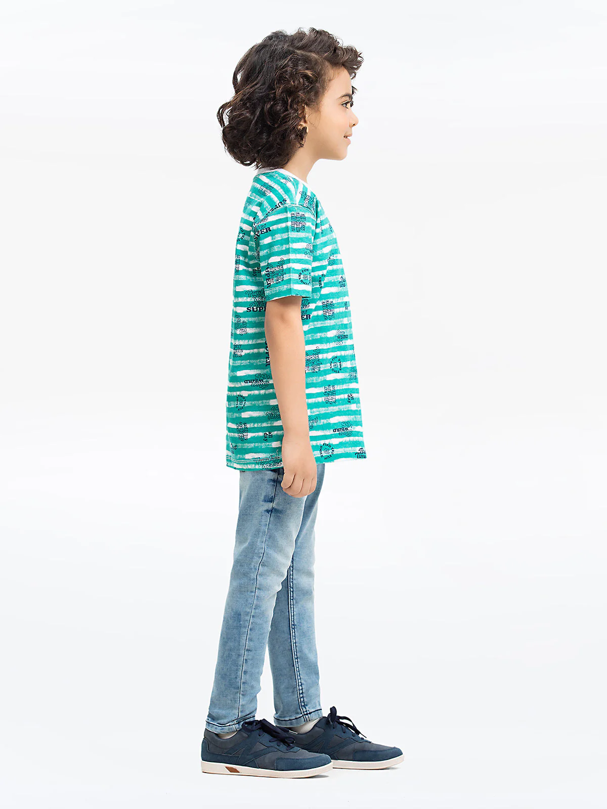 Boy's Sea Green T-Shirt - EBTTS24-003 - Image 3