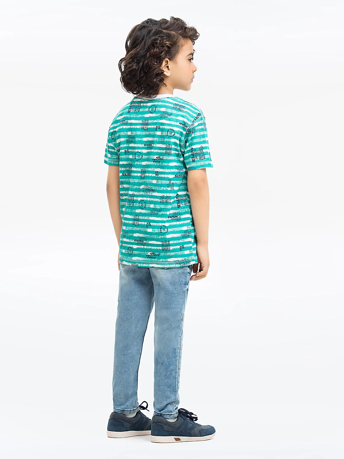 Boy's Sea Green T-Shirt - EBTTS24-003 - Image 4