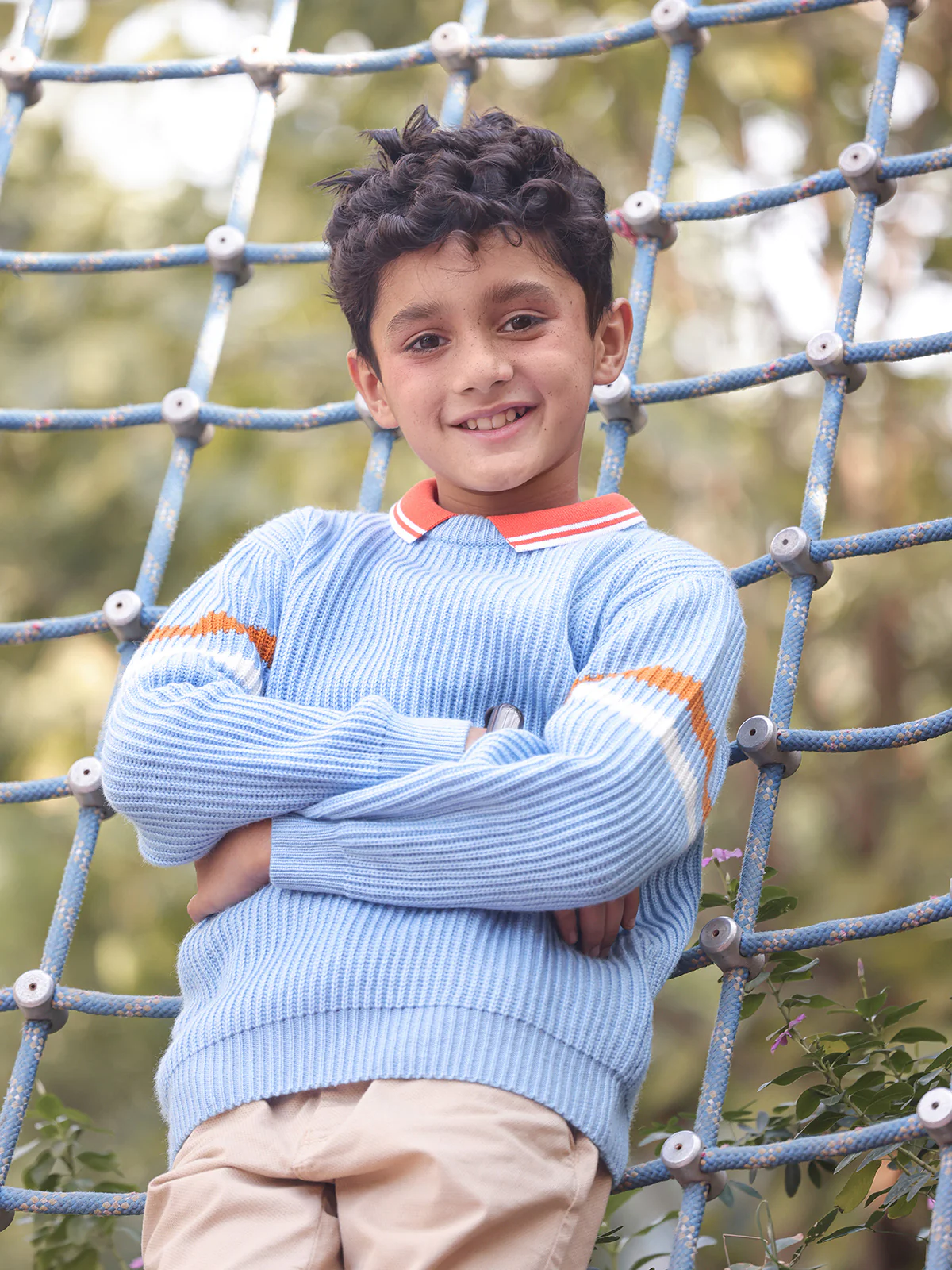 Boy's Sky Blue Sweater - EBTSWT23-015 - Image 2