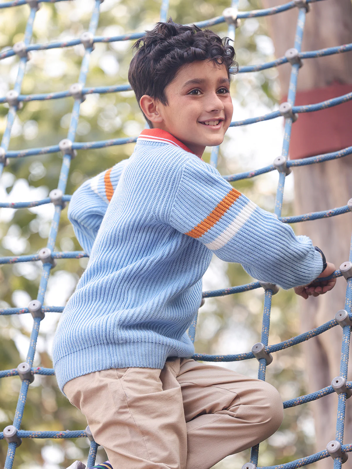 Boy's Sky Blue Sweater - EBTSWT23-015 - Image 6